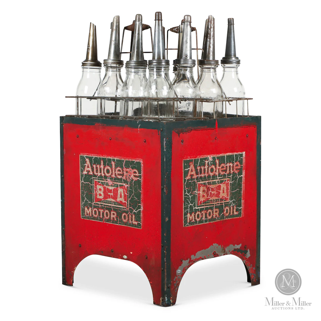British American Autolene Motor Oil Rack