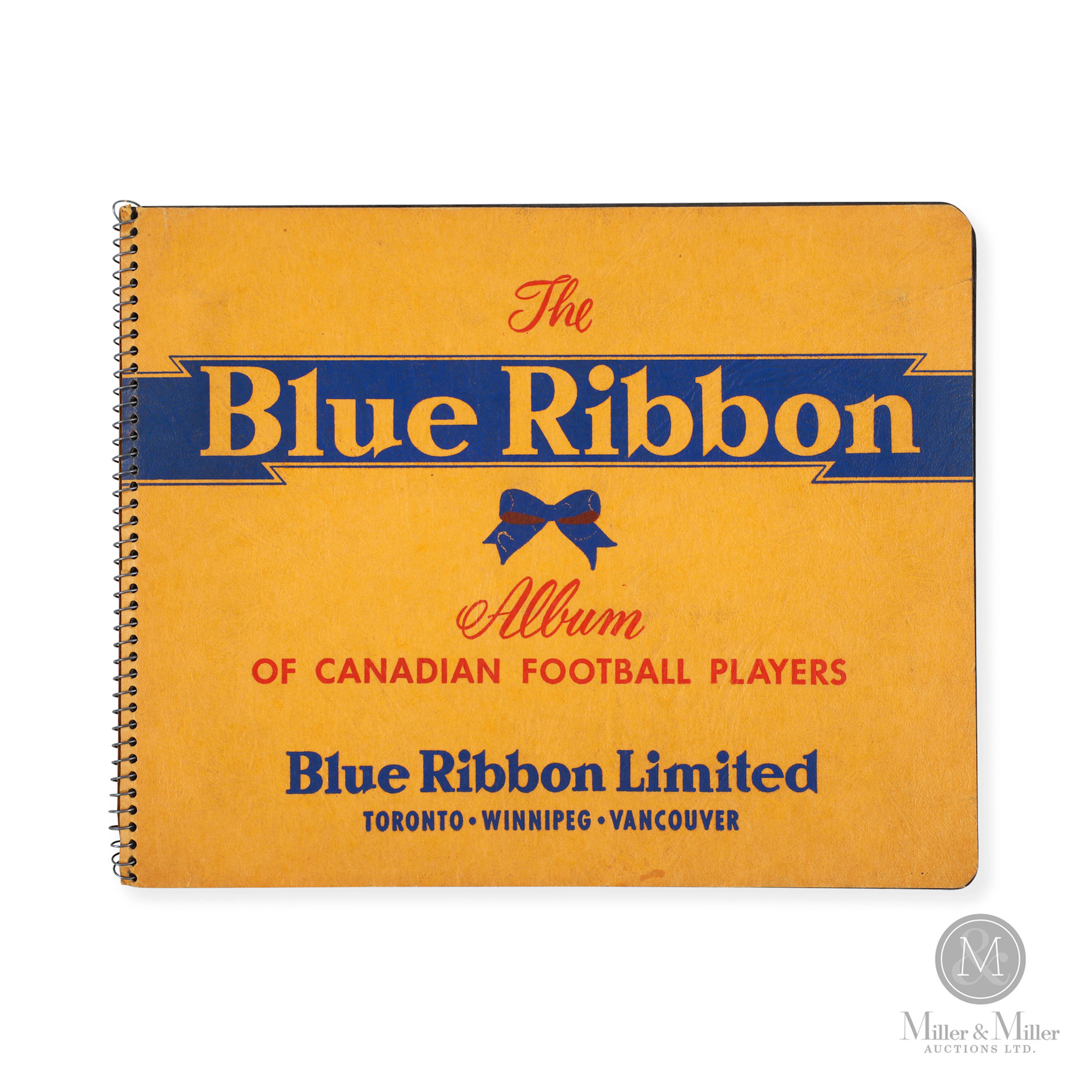 1954 CFL Blue Ribbon Tea Card Album