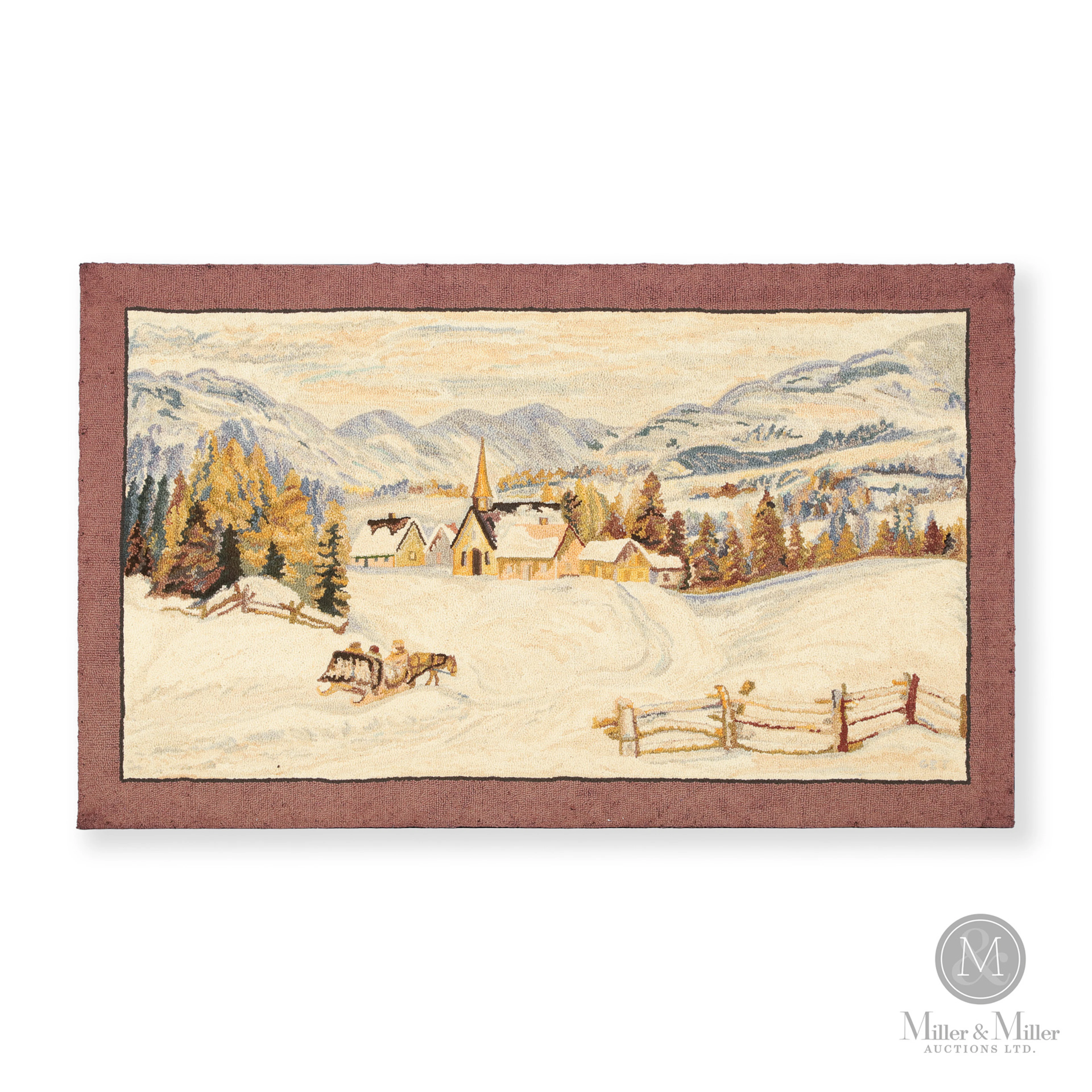 Large Hooked Rug — Georges Edouard Tremblay