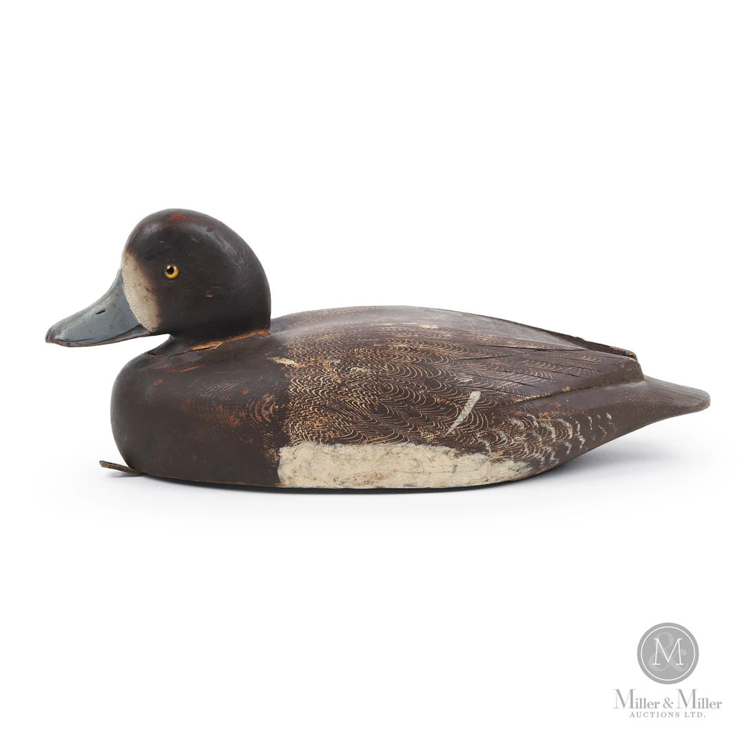 D. W. "Davey" Nichol Bluebill Hen Decoy
