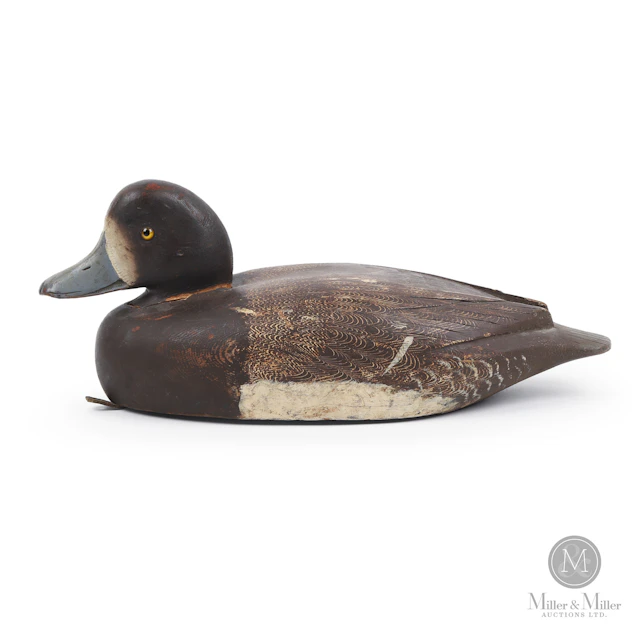 D. W. "Davey" Nichol Bluebill Hen Decoy