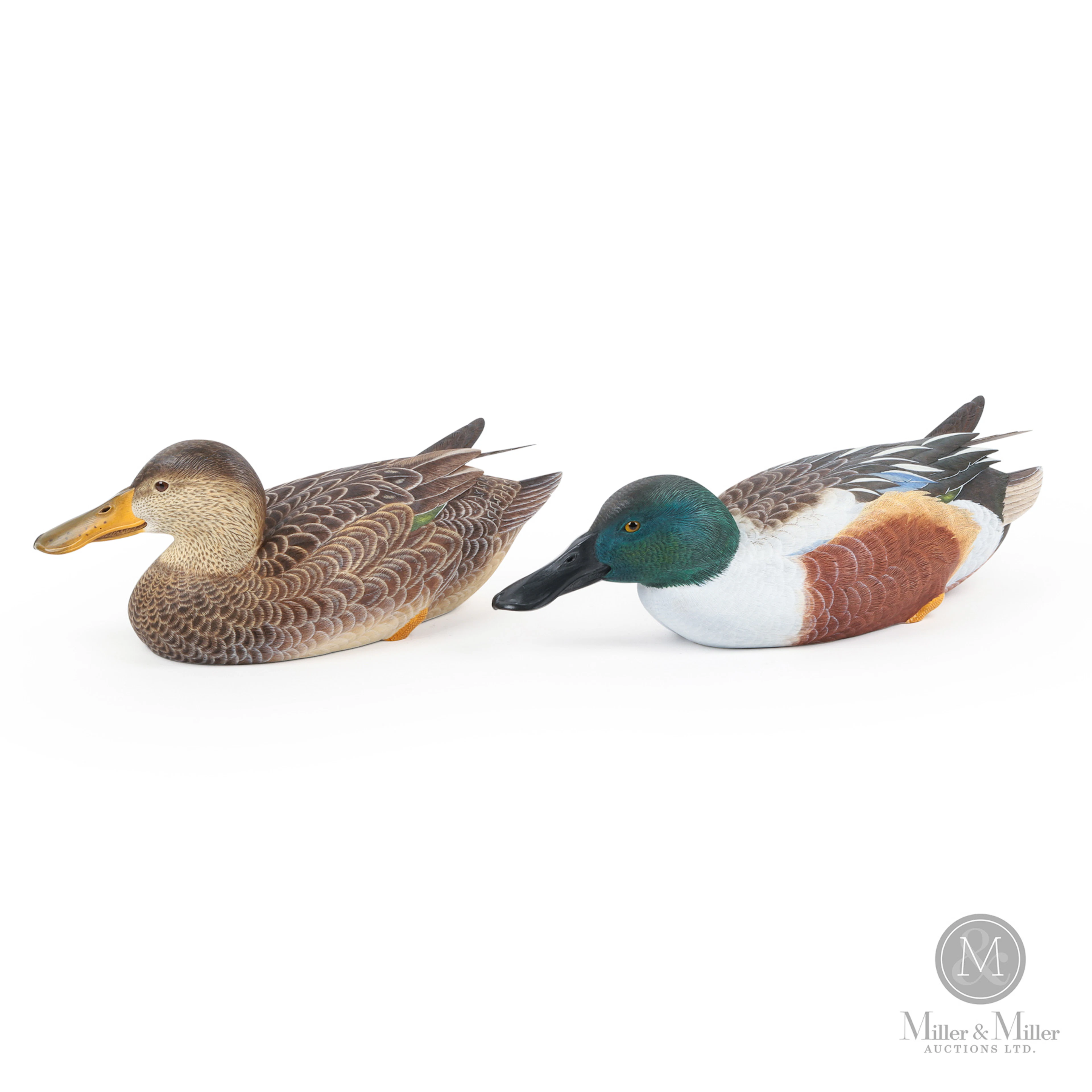 Jim Sprankle Shoveler Pair of Decoys