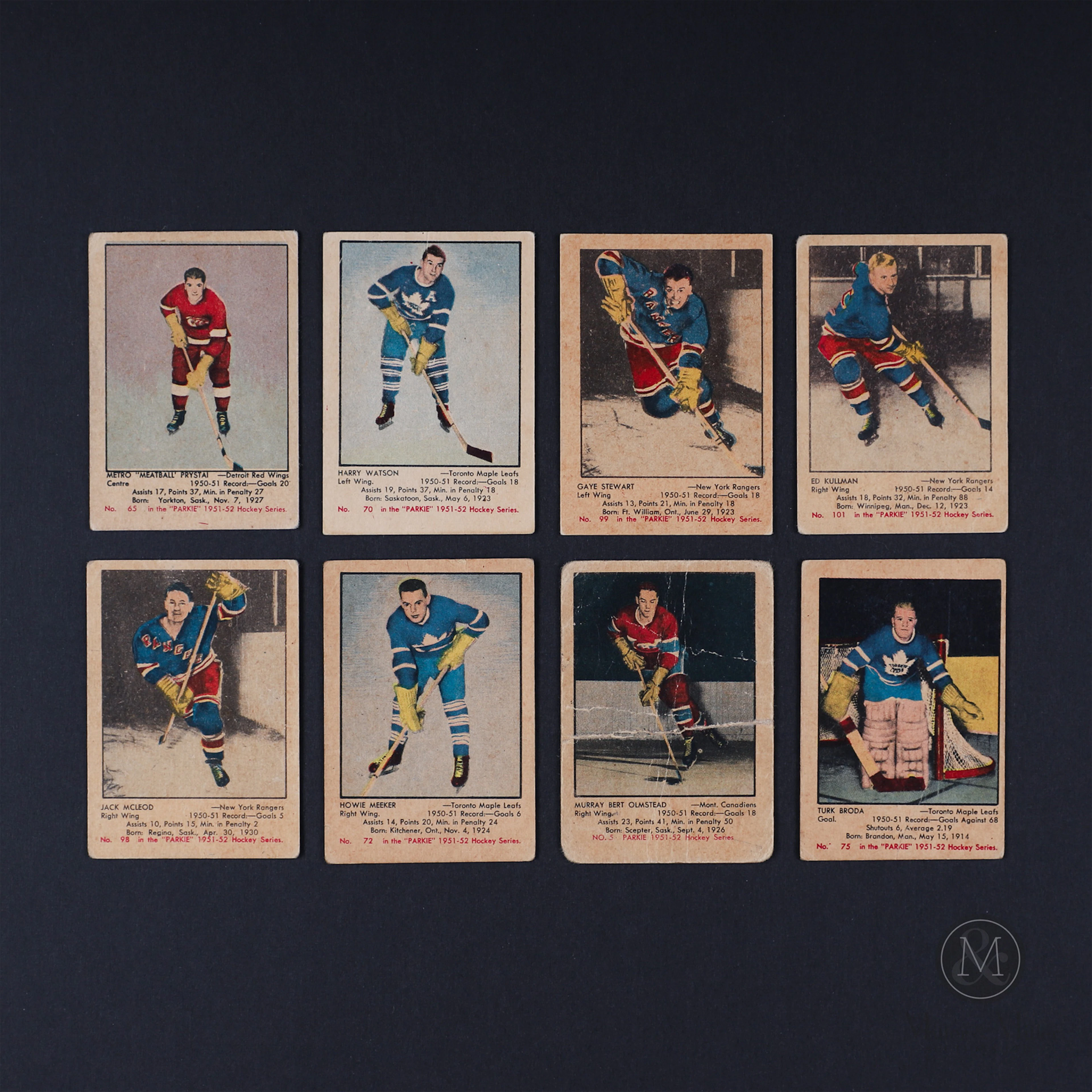 1951-52 Parkhurst Hockey Group (32)