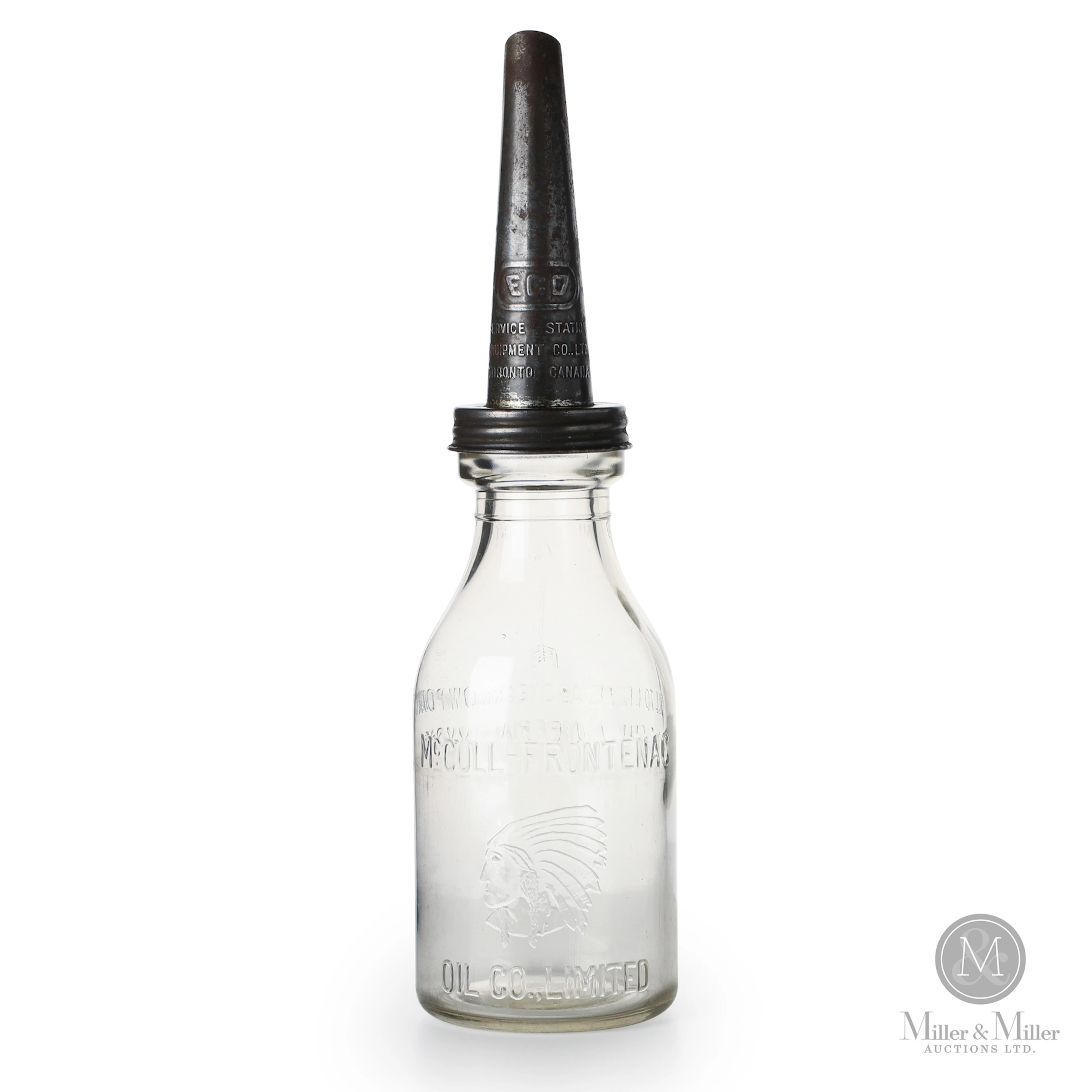 McColl-Frontenac Red Indian Imperial Quart Bottle