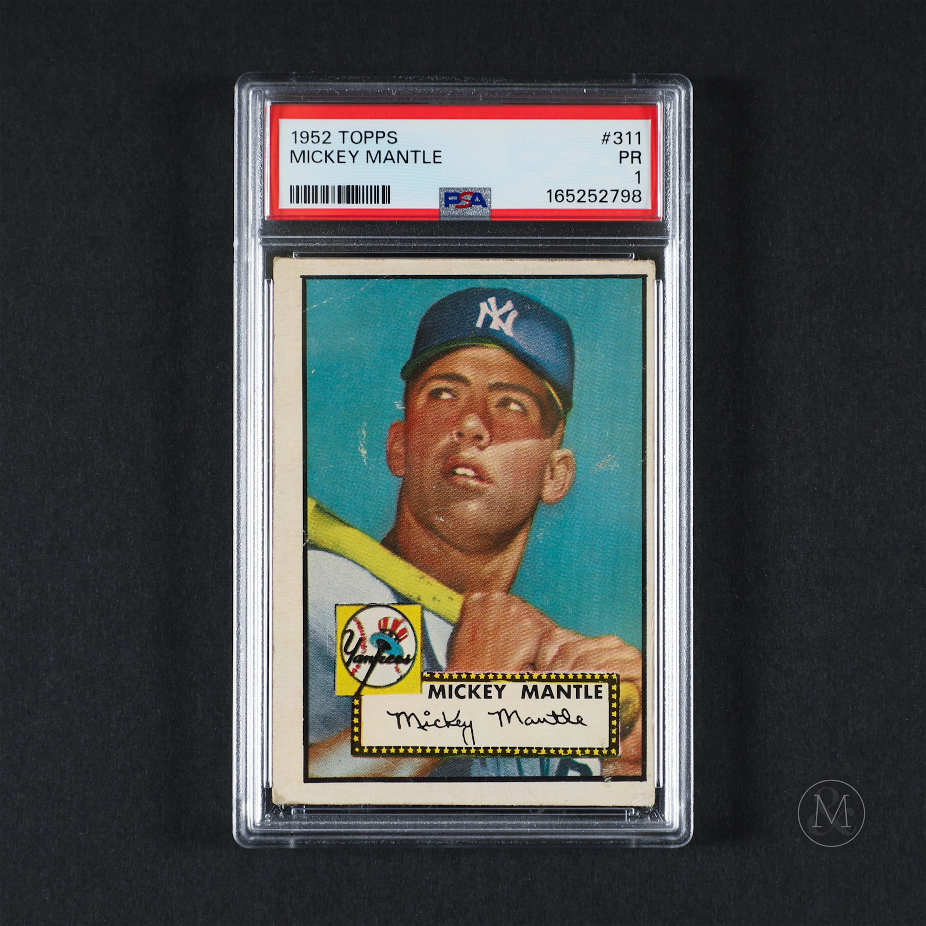 1952 Topps #311 Mickey Mantle (PSA 1 PR)