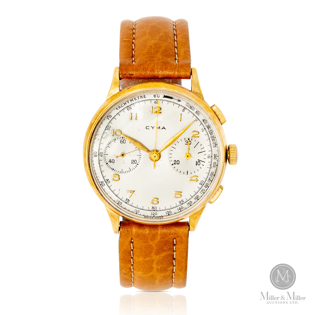 Cyma, Calibre 400L Two-Register Chronograph