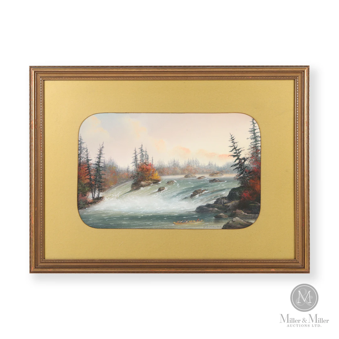 A. W. Holdstock "Falls to the Kaministiquia River C.W."