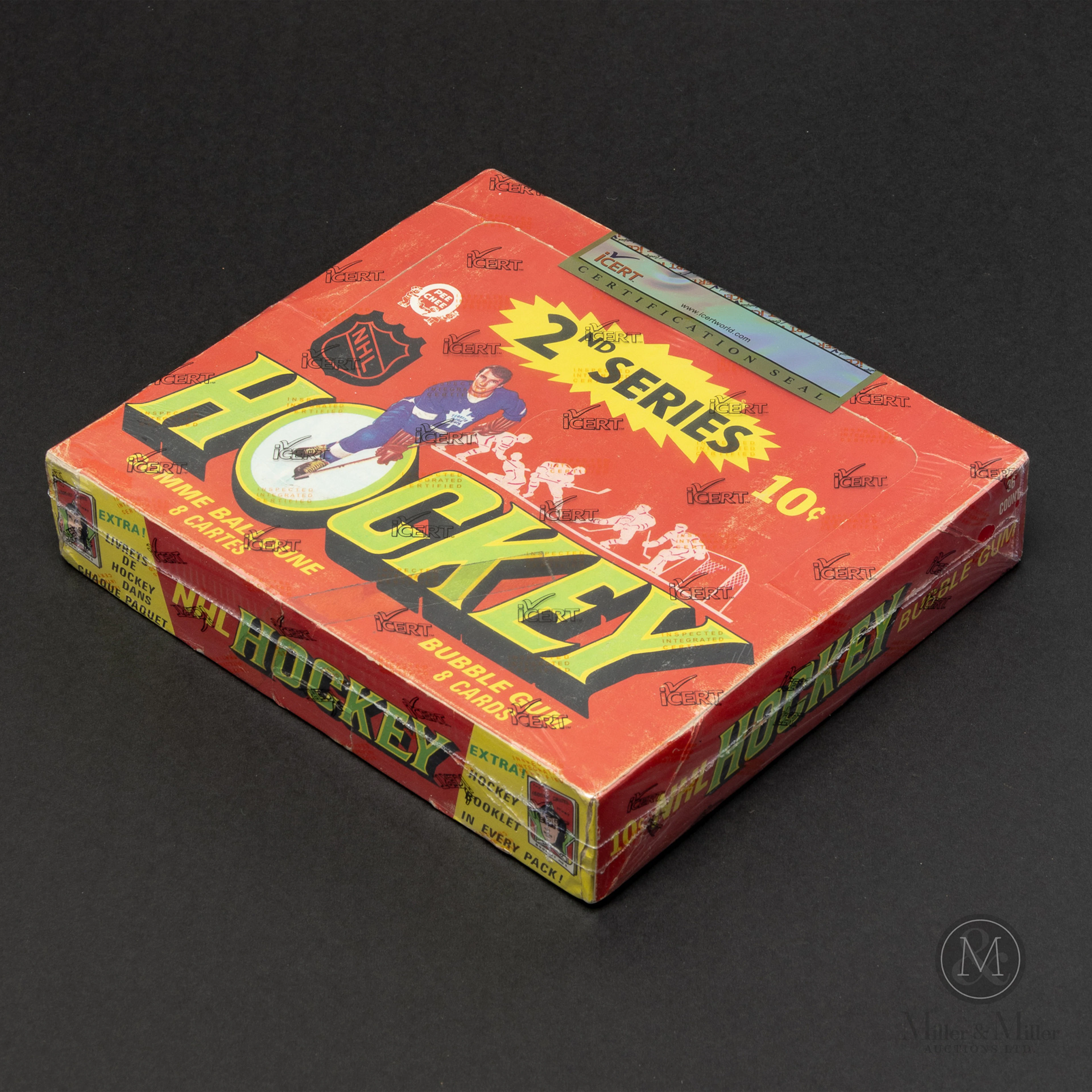 1971-72 O-Pee-Chee Series 2 Display Box (Icert 3 VG)