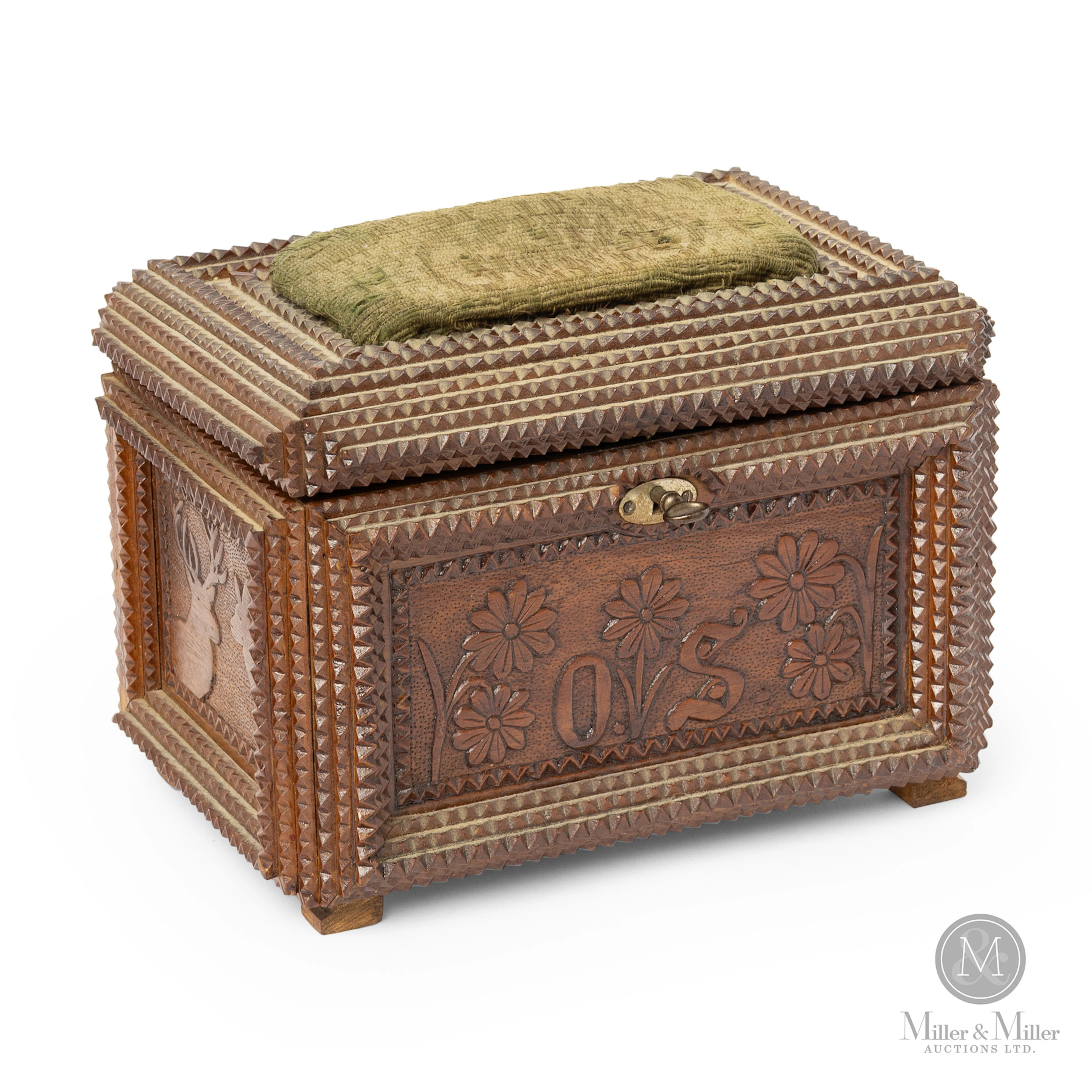 Tramp Art Sewing Box