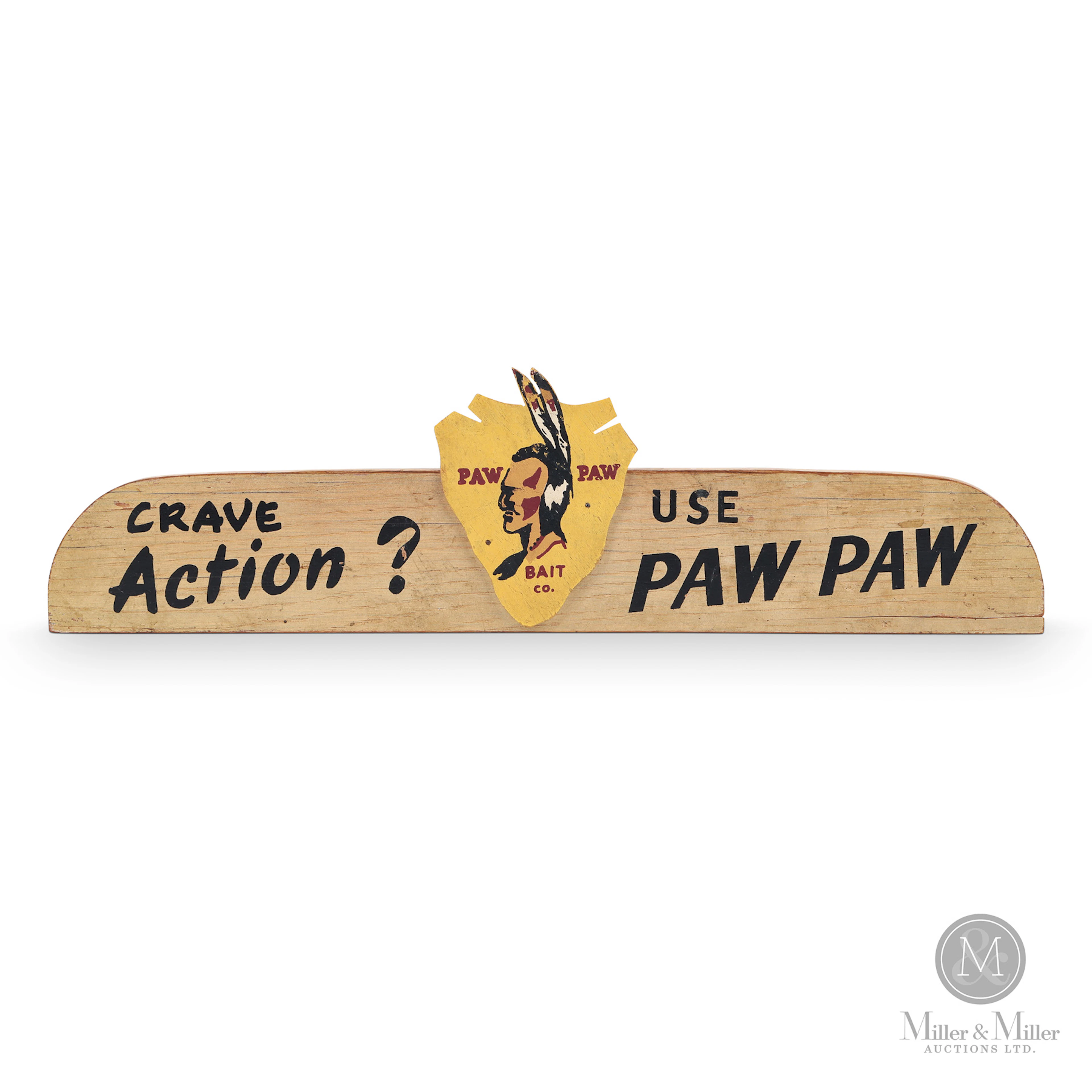 Paw Paw Bait Co. Display Topper