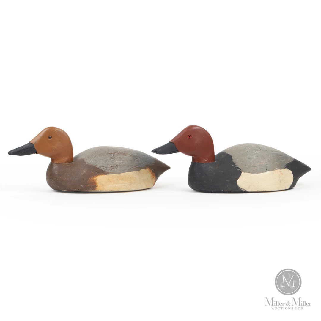 Adam Yearwood Canvasback Decoy Pair