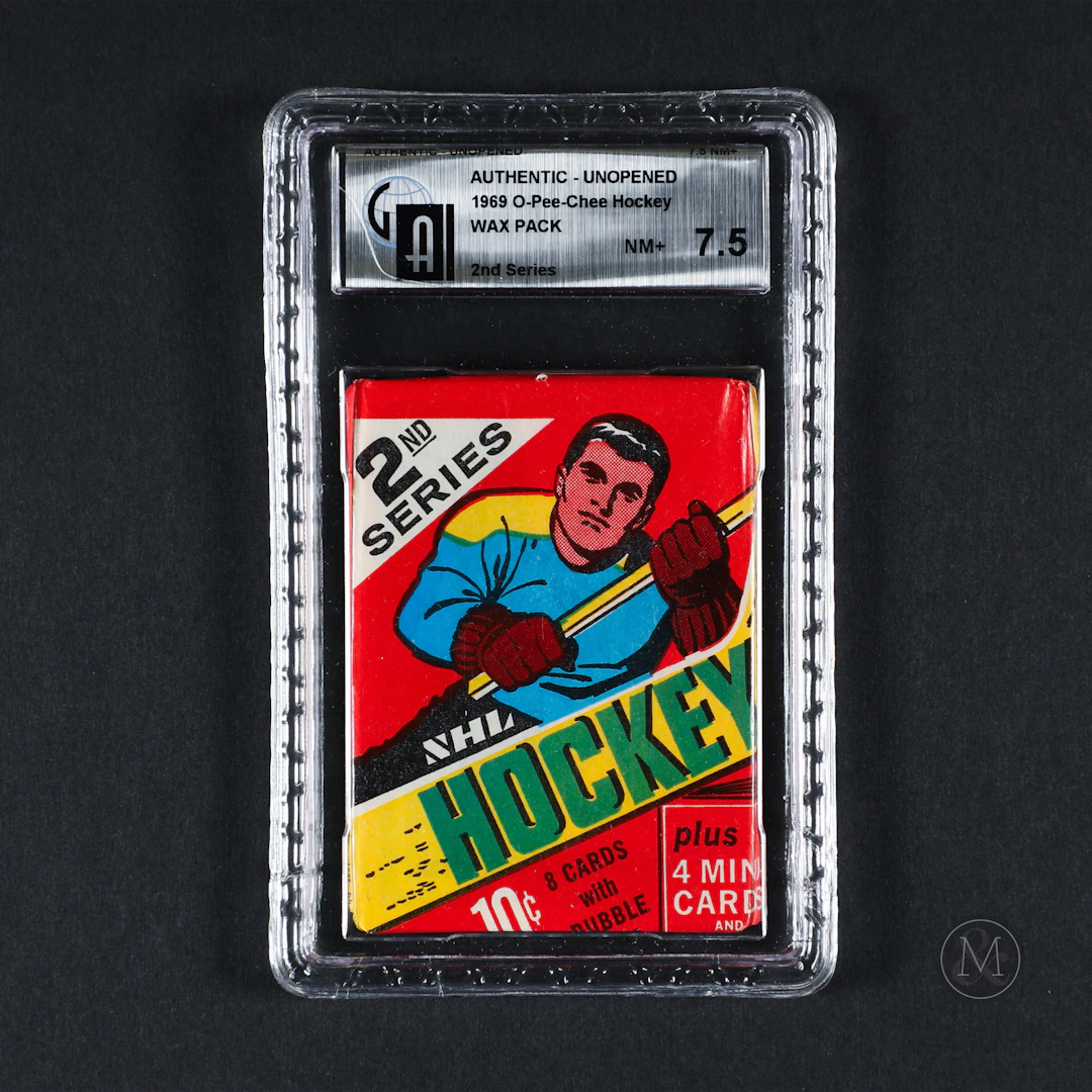 1969-70 O-Pee-Chee Hockey Series 2 Wax Pack (GAI 7.5 NM+)