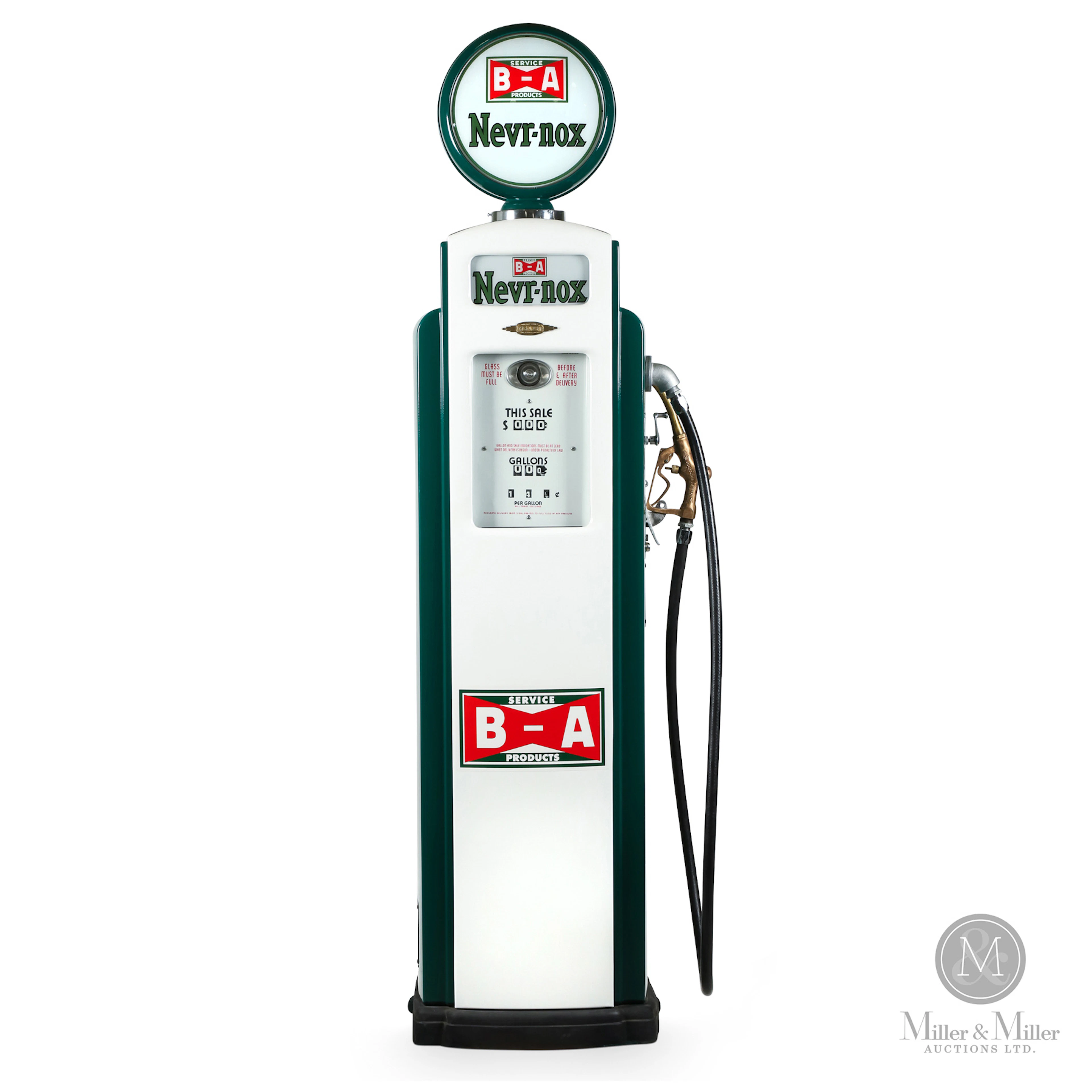 Bennett Model 541 Gas Pump in British-American