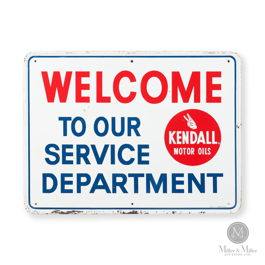 Kendall Motor Oils Welcome Sign