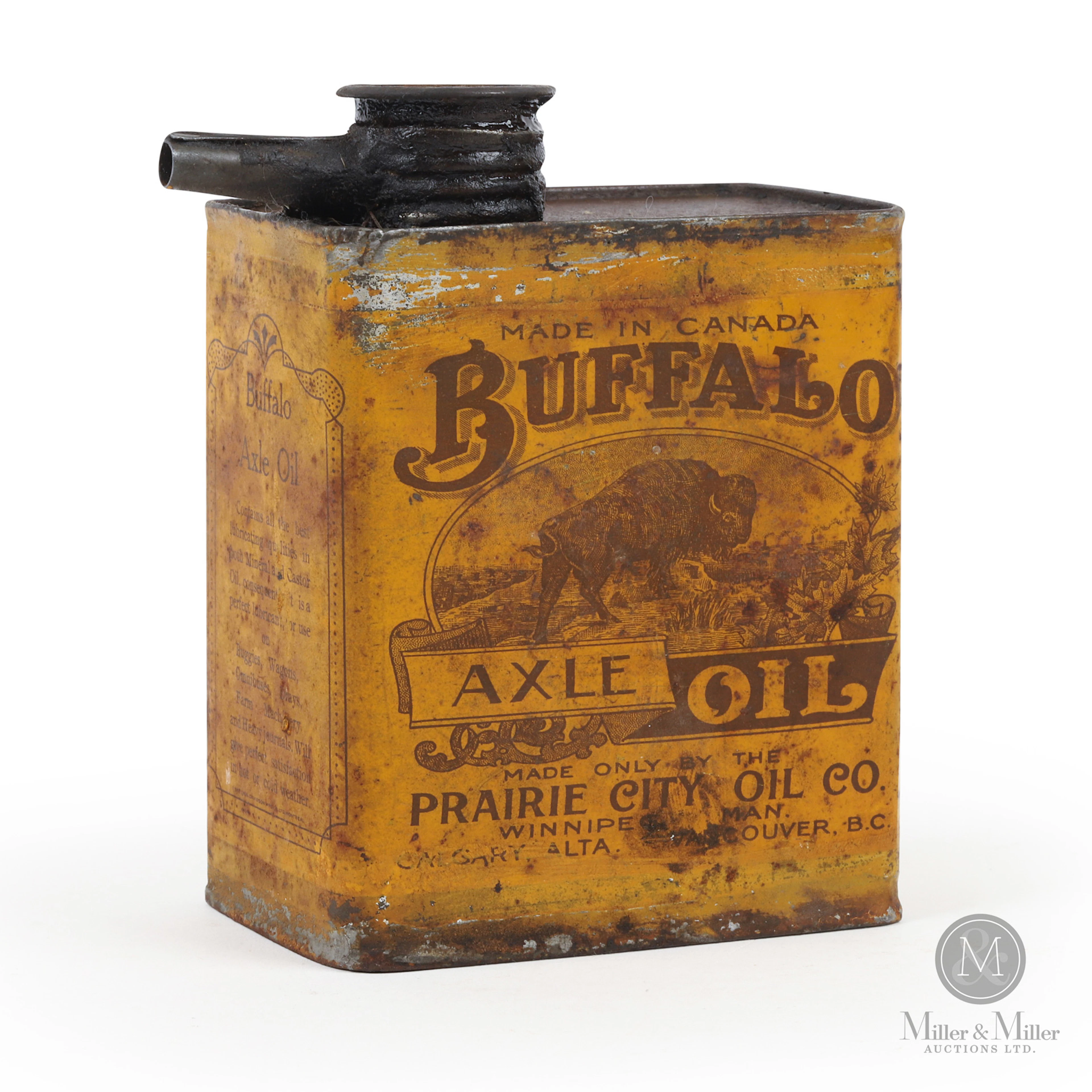 Prairie City Buffalo Axle Oil 1 Pound Tin