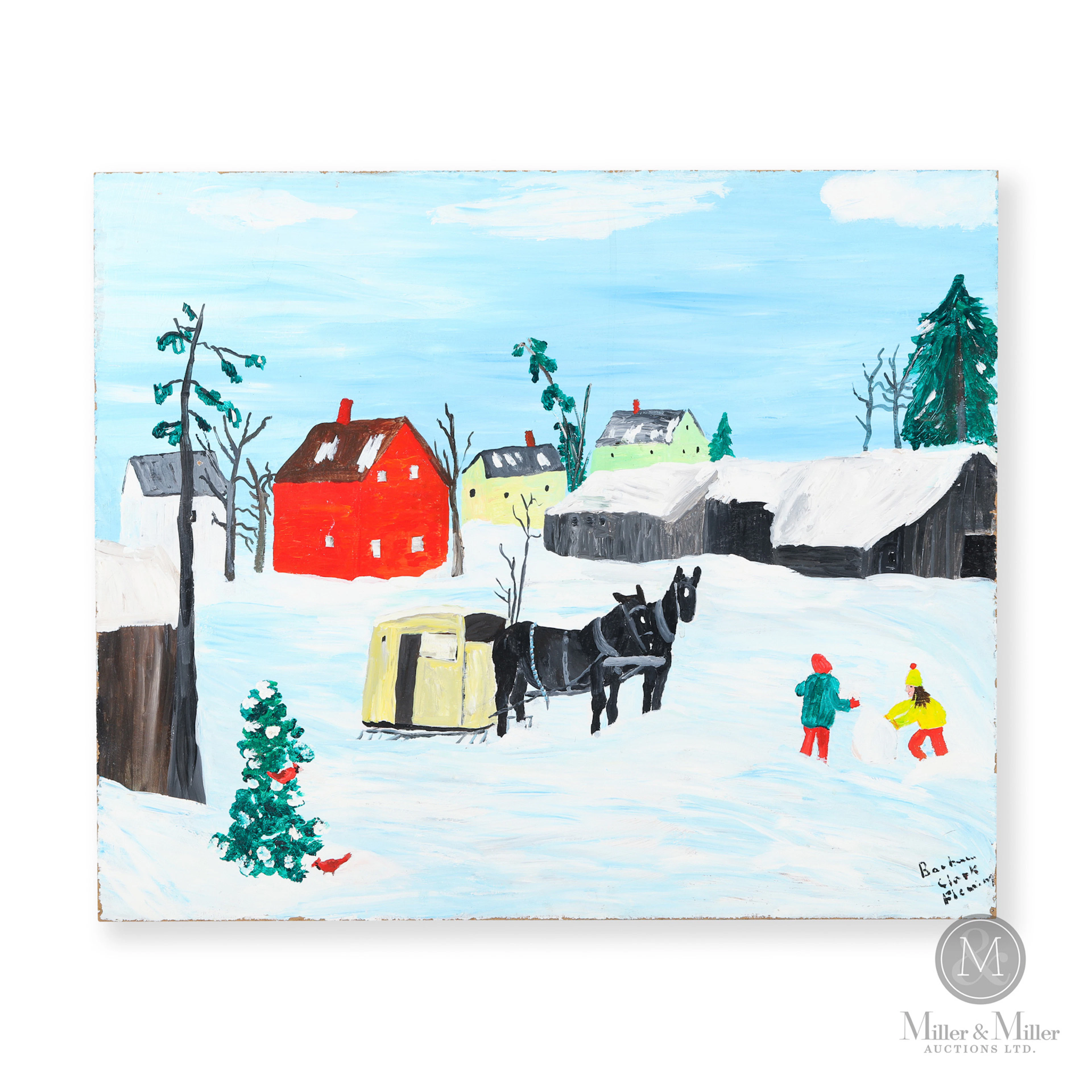 Barbara Clark Fleming Horse Drawn Carriage