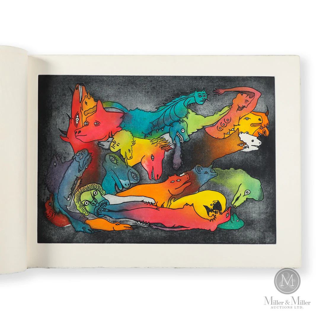 Alfred Pellan / Claude Péloquin art portfolio "Délirium Concerto"