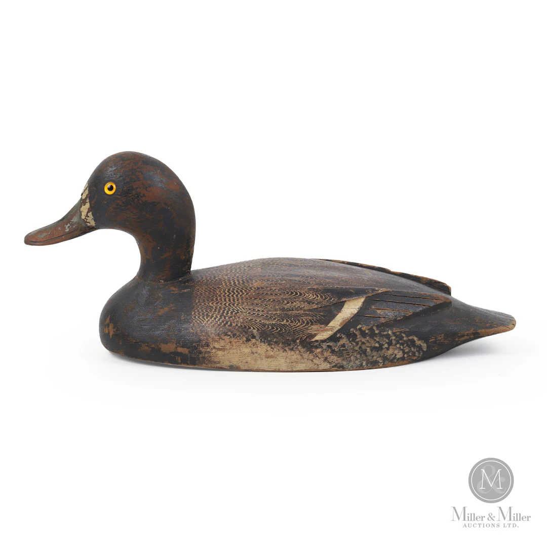 Early D. K. Nichol Bluebill Decoy