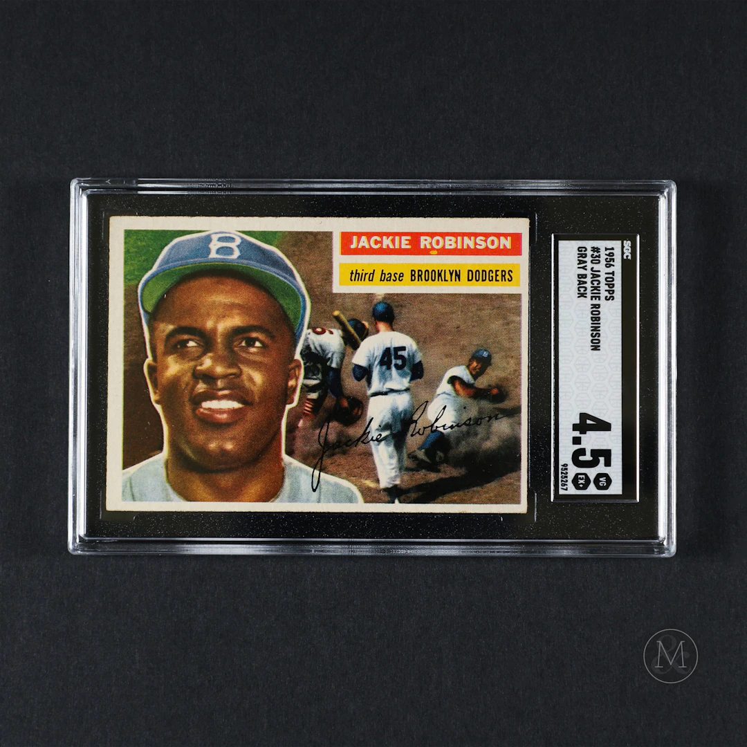 1956 Topps #30 Jackie Robinson (SGC 4.5 VG-EX+)