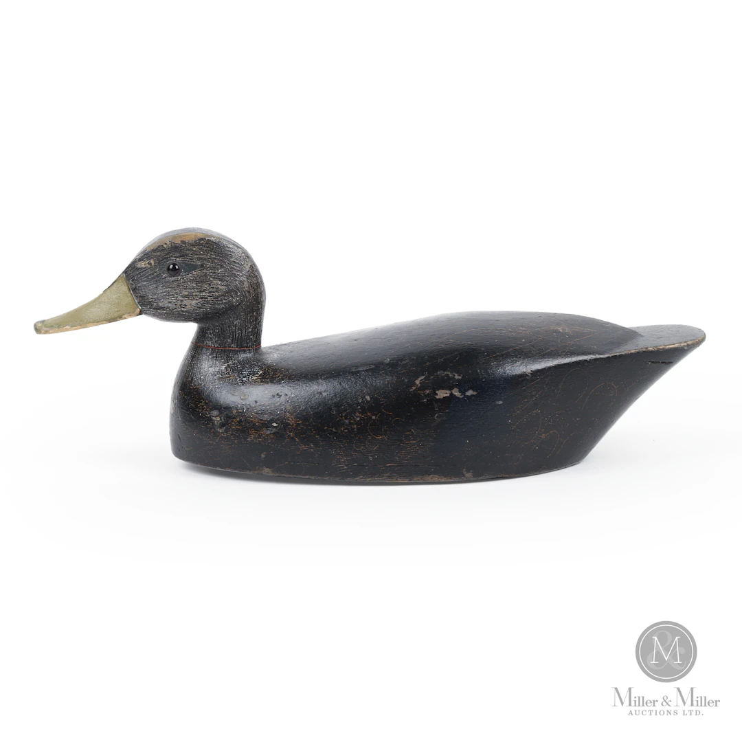 Fred Croft Hollow Black Duck Decoy