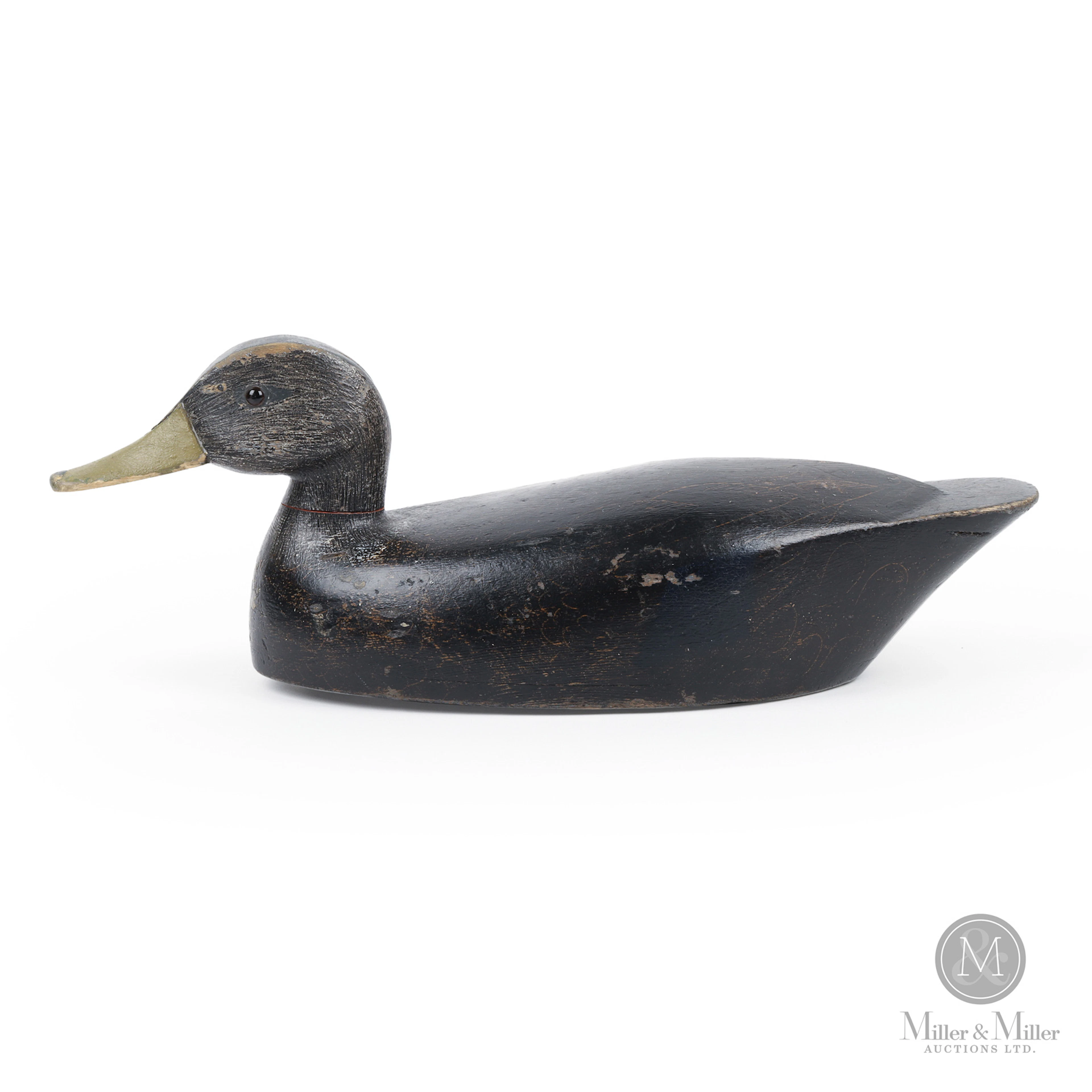 Fred Croft Hollow Black Duck Decoy
