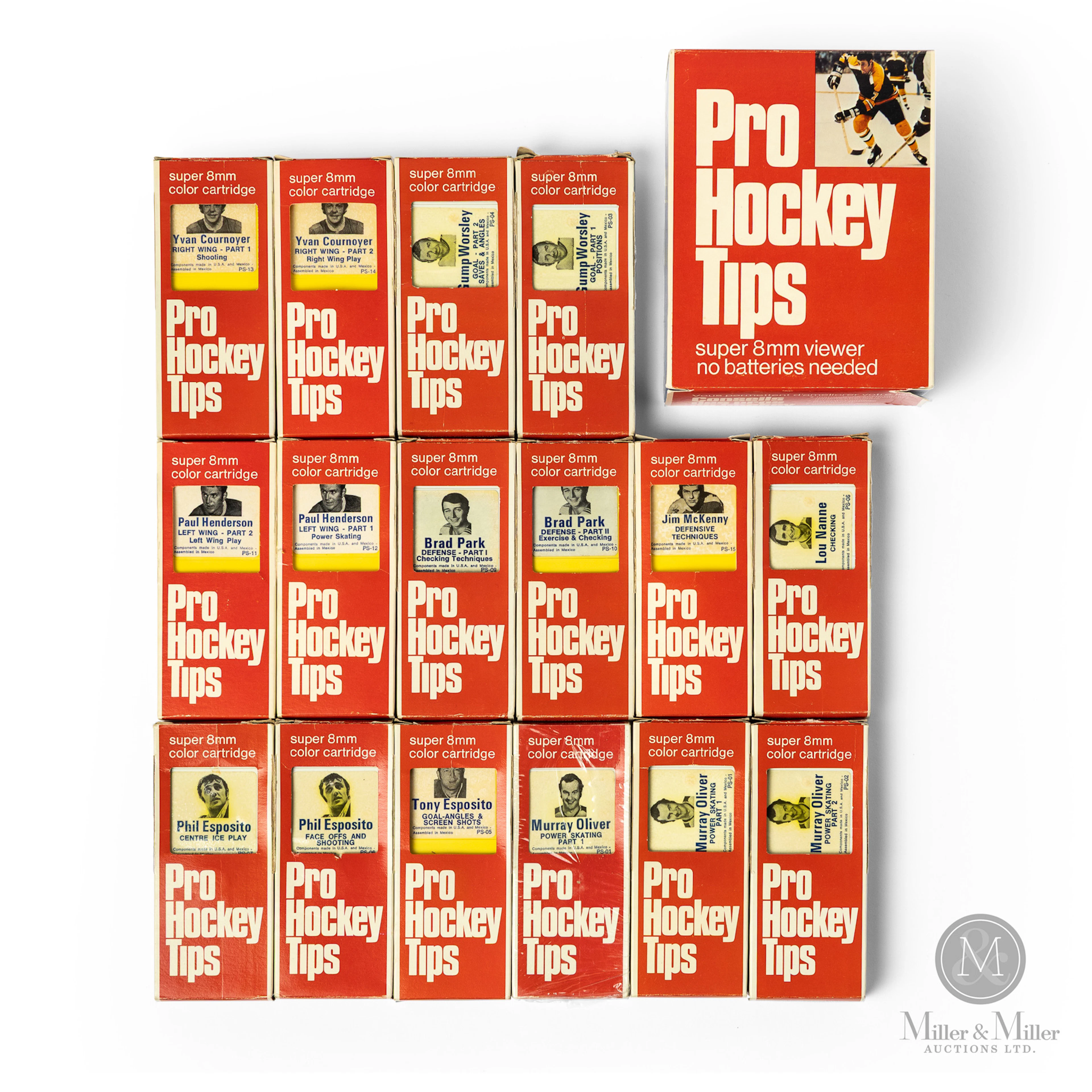 1973-74 Gay Lea Foods Pro Hockey Tips Complete Set (15/15) w/ Viewer