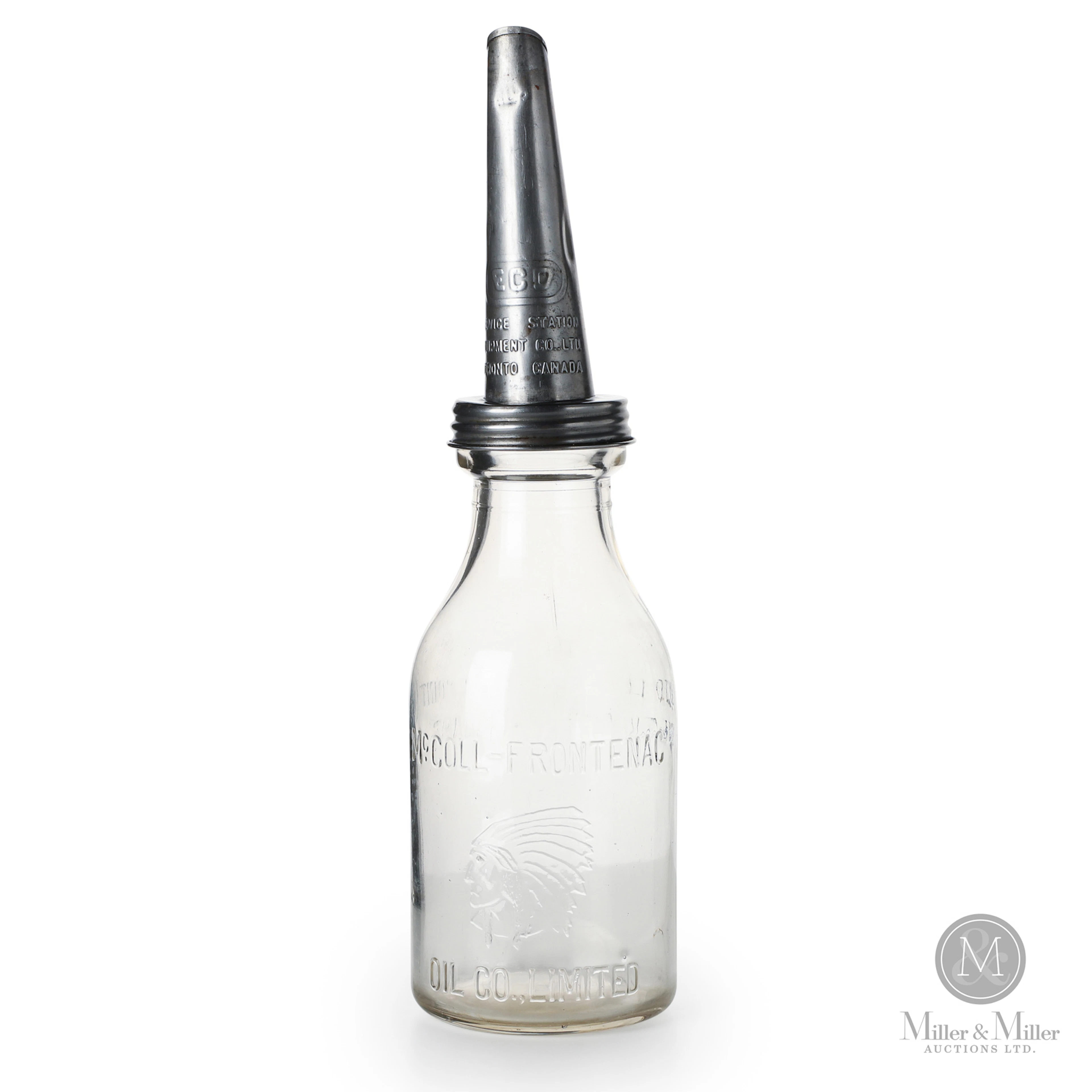 McColl-Frontenac Red Indian Imperial Quart Bottle