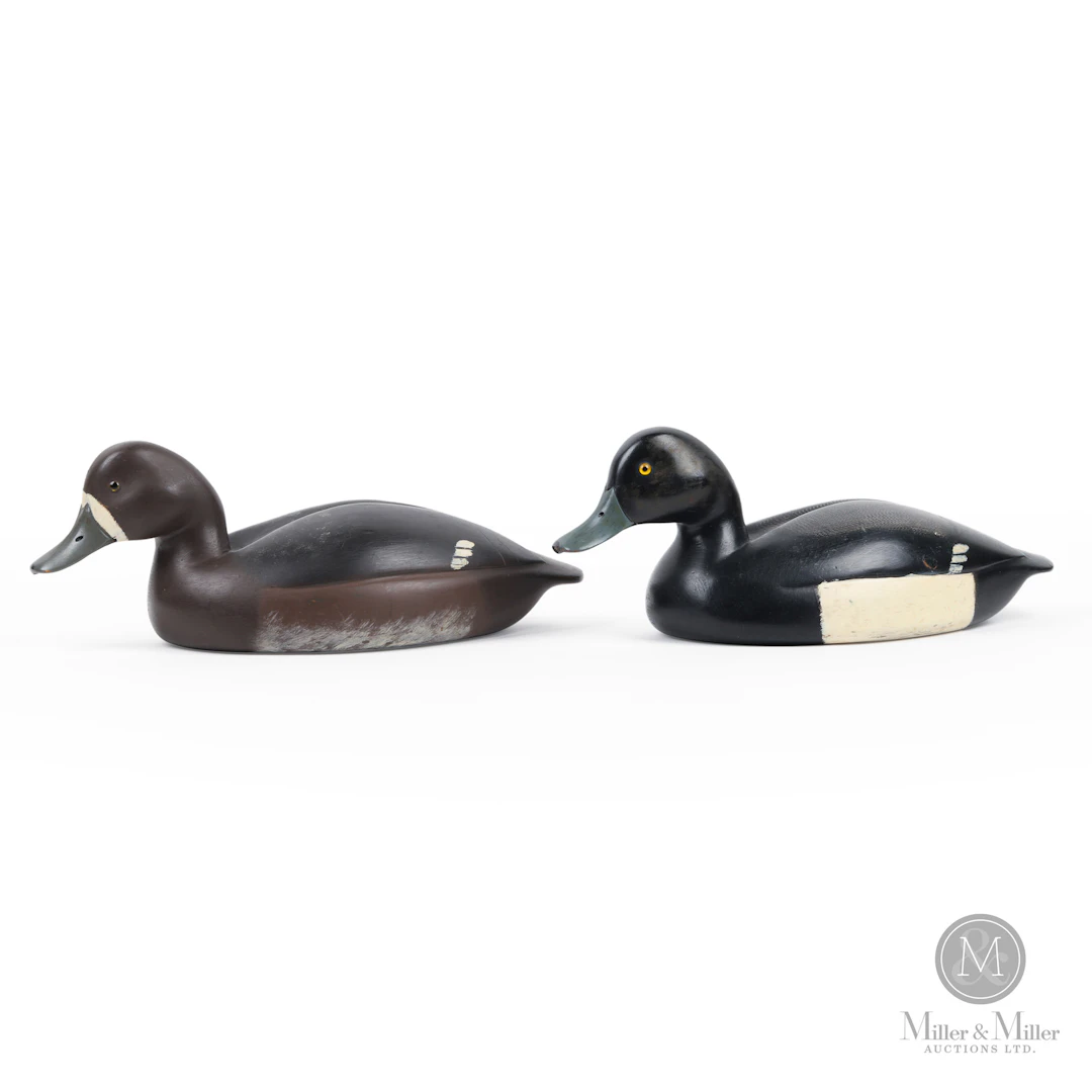 Art Chilton Bluebill Decoy Pair