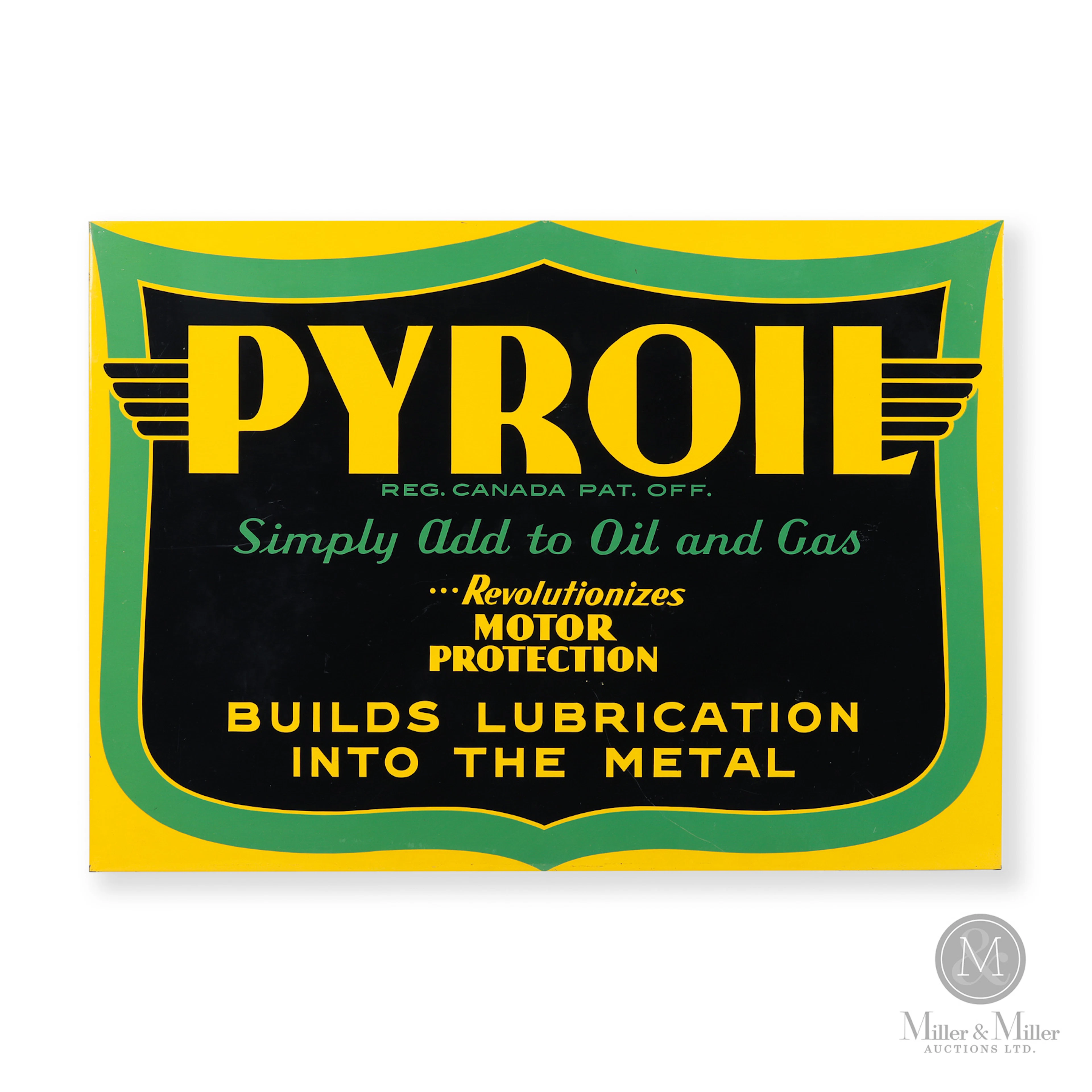 Pyroil Engine Additive Sign