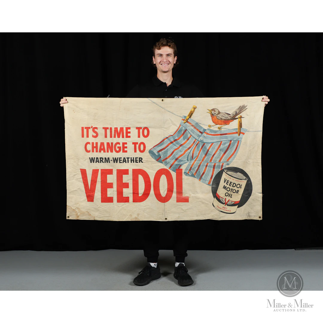 Veedol Motor Oil Service Station Banner