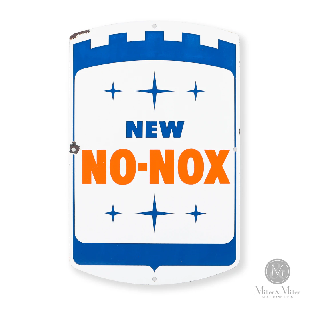 Gulf New No-Nox Pump Sign