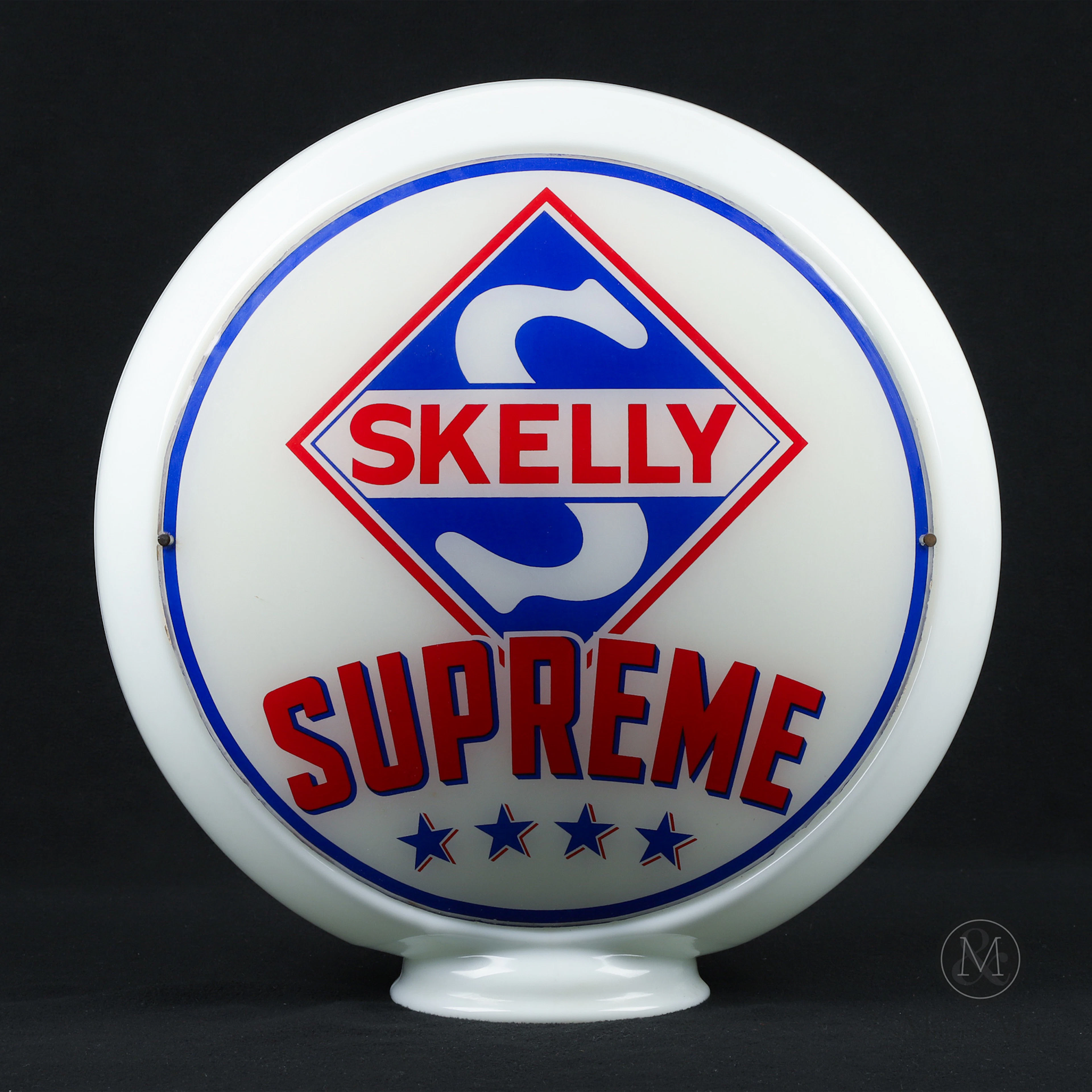 Skelly Supreme Gas Pump Globe