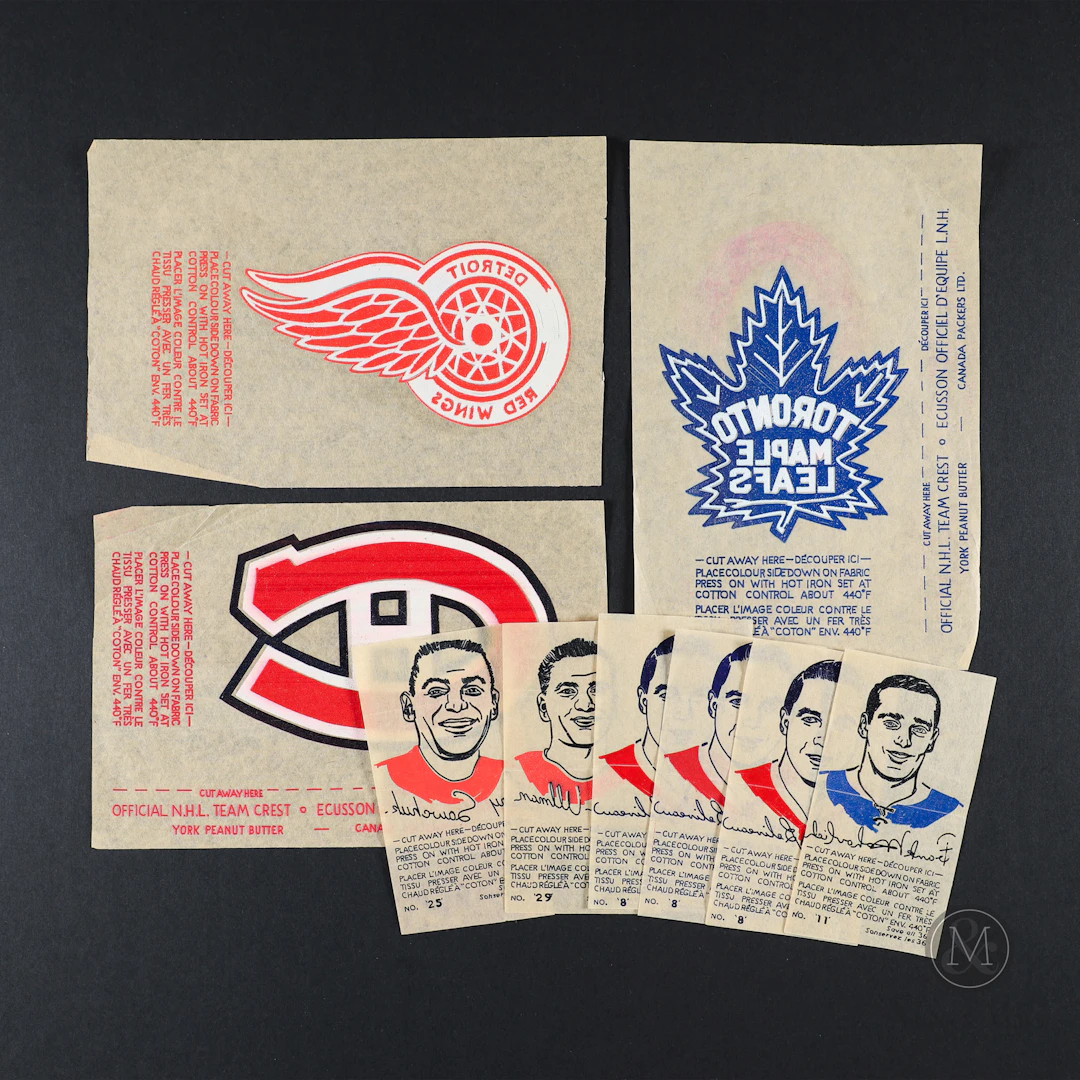 1962-63 Hockey Iron on Transfers (24)