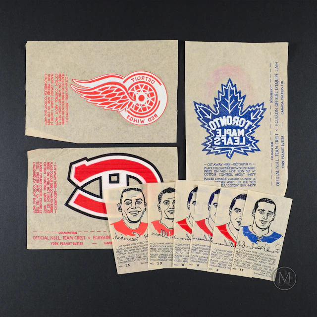 1962-63 Hockey Iron on Transfers (24)