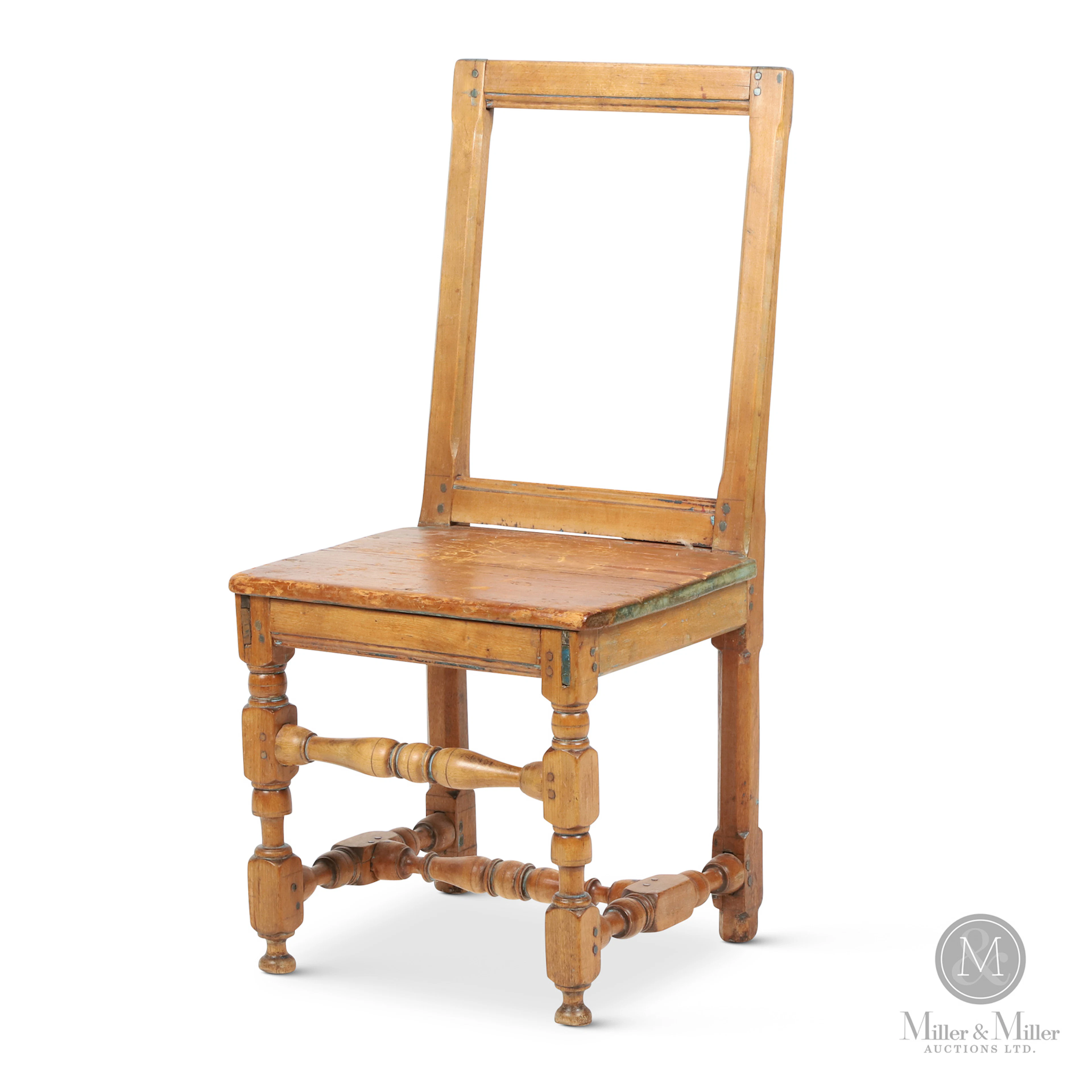 Chaise droit Louis XIII / Louis XIII side chair
