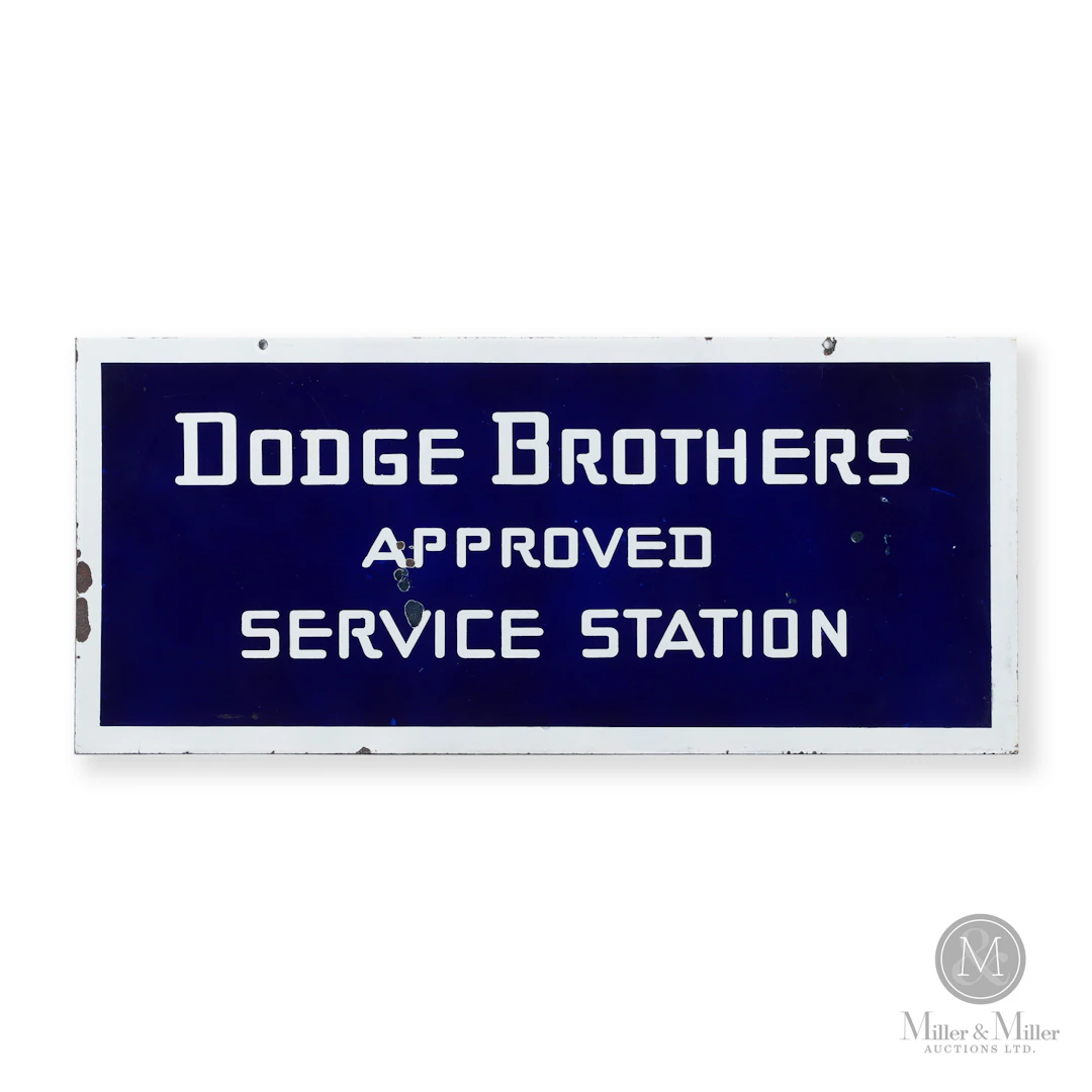 Dodge Brothers Approved Service Station Sign