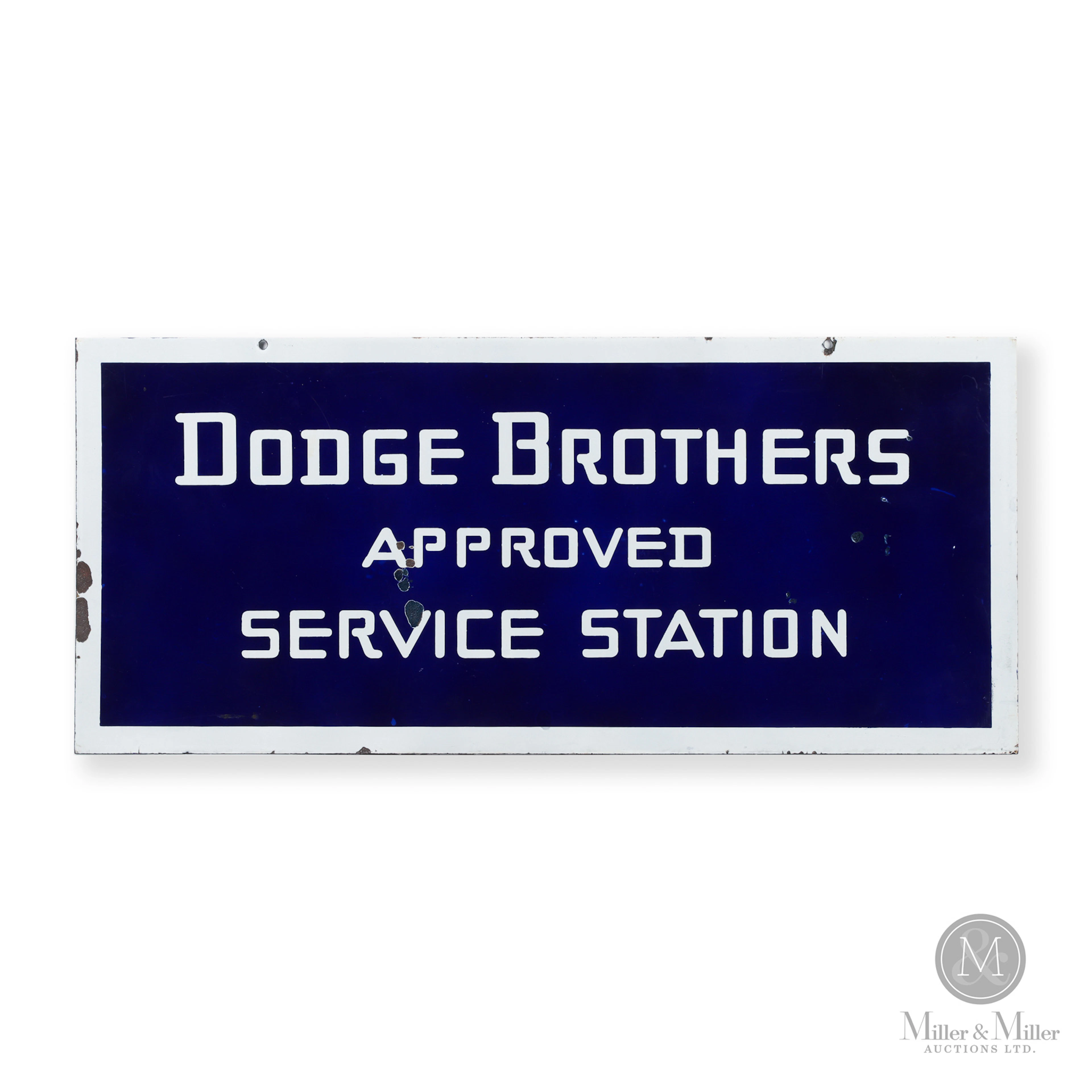 Dodge Brothers Approved Service Station Sign