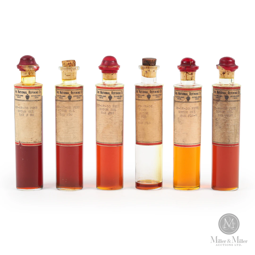 En-ar-co Motor Oil Salesman Sample Bottles