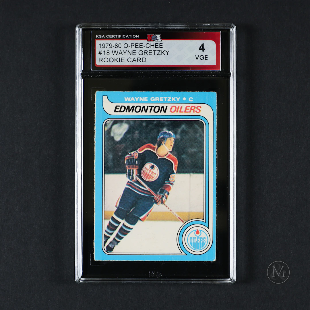 1979-80 O-Pee-Chee #18 Wayne Gretzky (KSA 4 VG-EX)