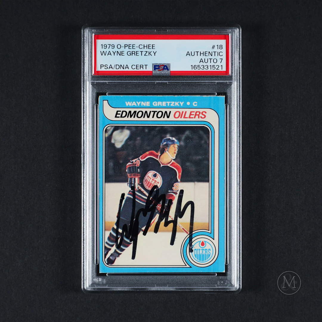 Signed 1979-80 O-Pee-Chee Wayne Gretzky Rookie