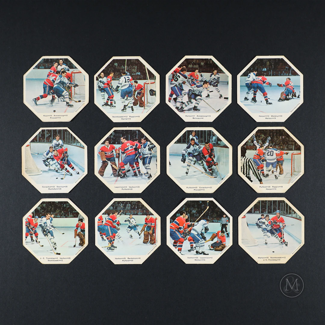 1967-68 York Peanut Butter Hockey Complete Set (36/36)