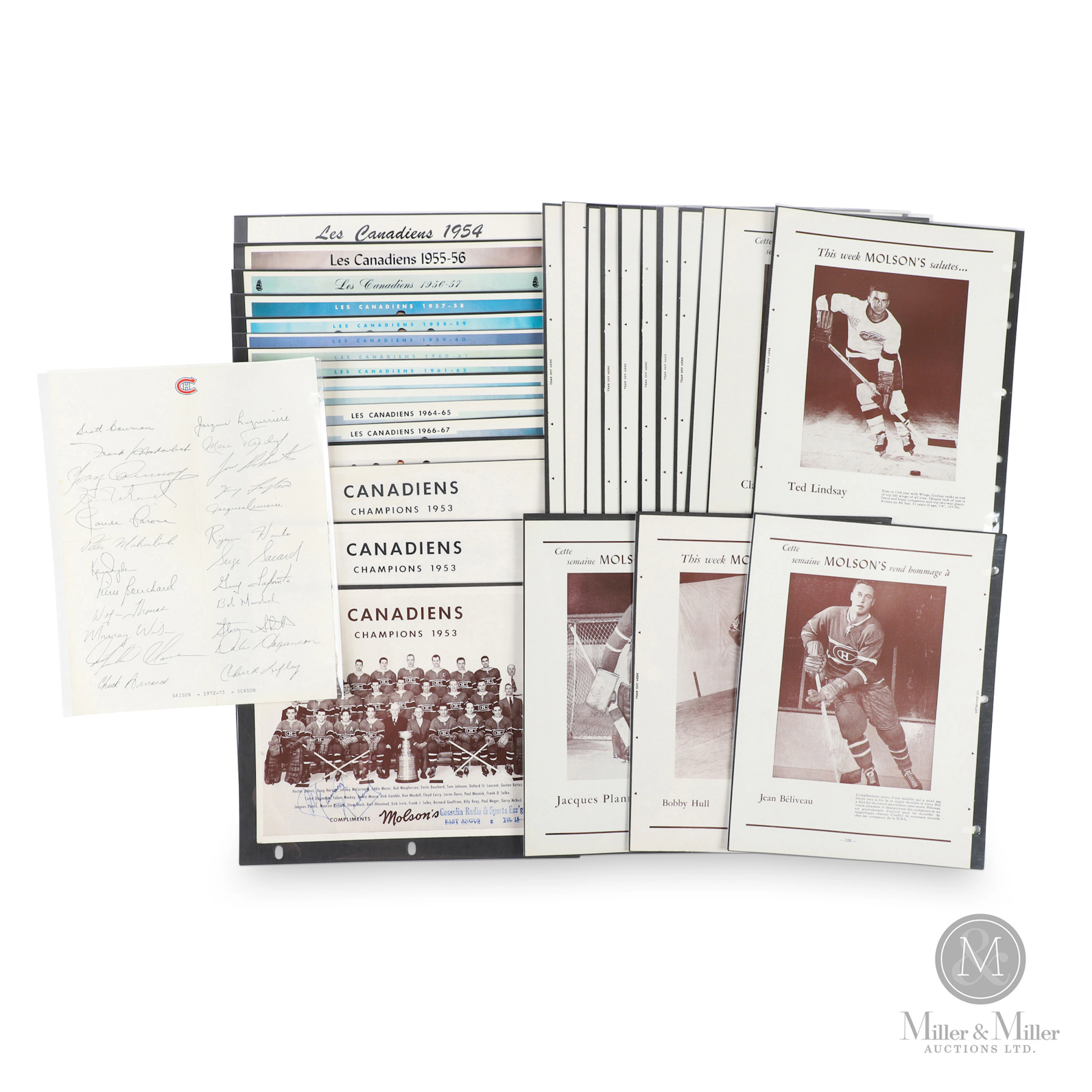 Collection of Molson released Team Photos and Player Salutes (34)