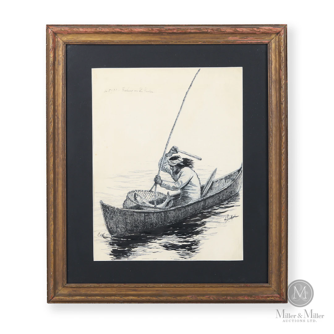 Henry Sandham "Fishing on the Yukon"