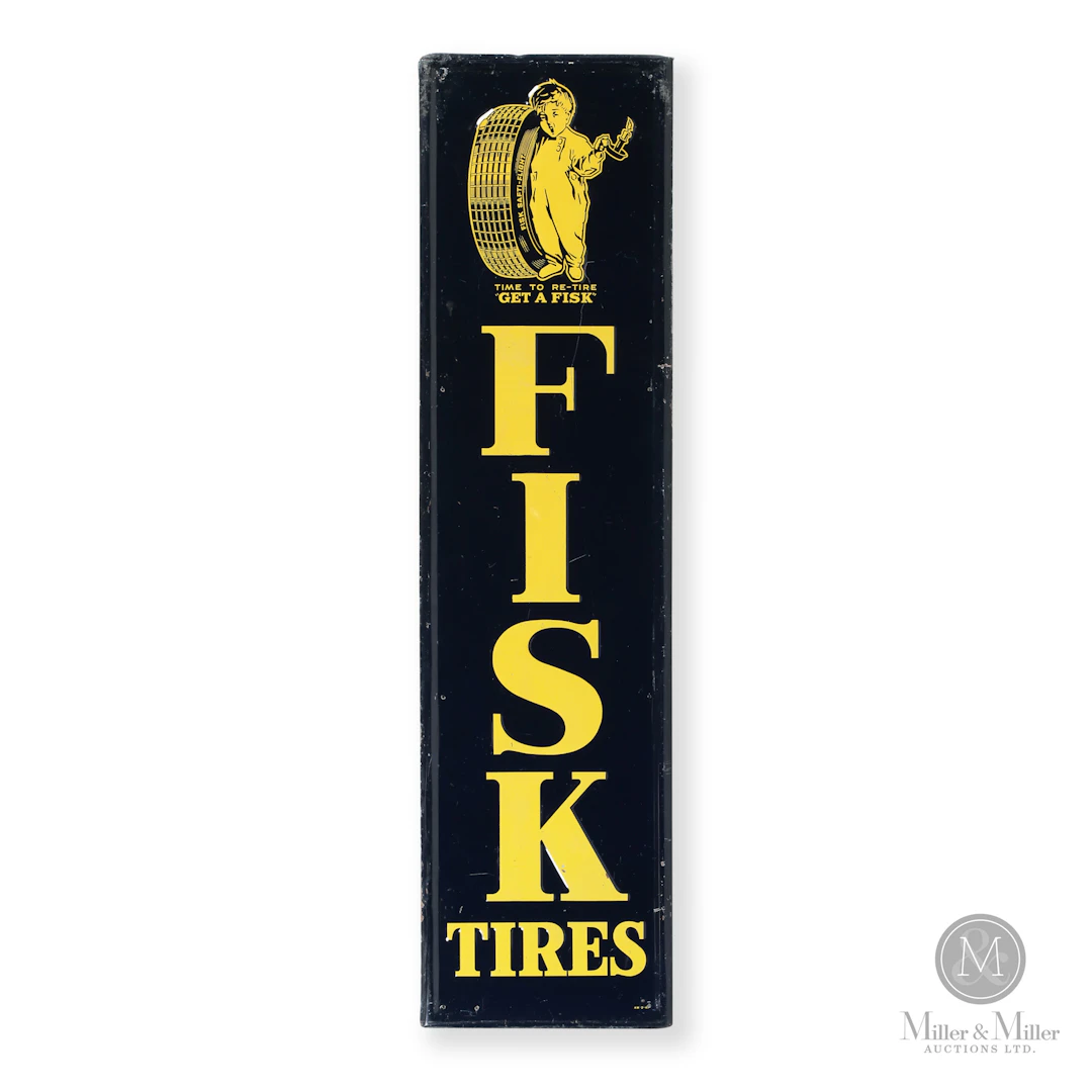 Fisk Tires Vertical Sign