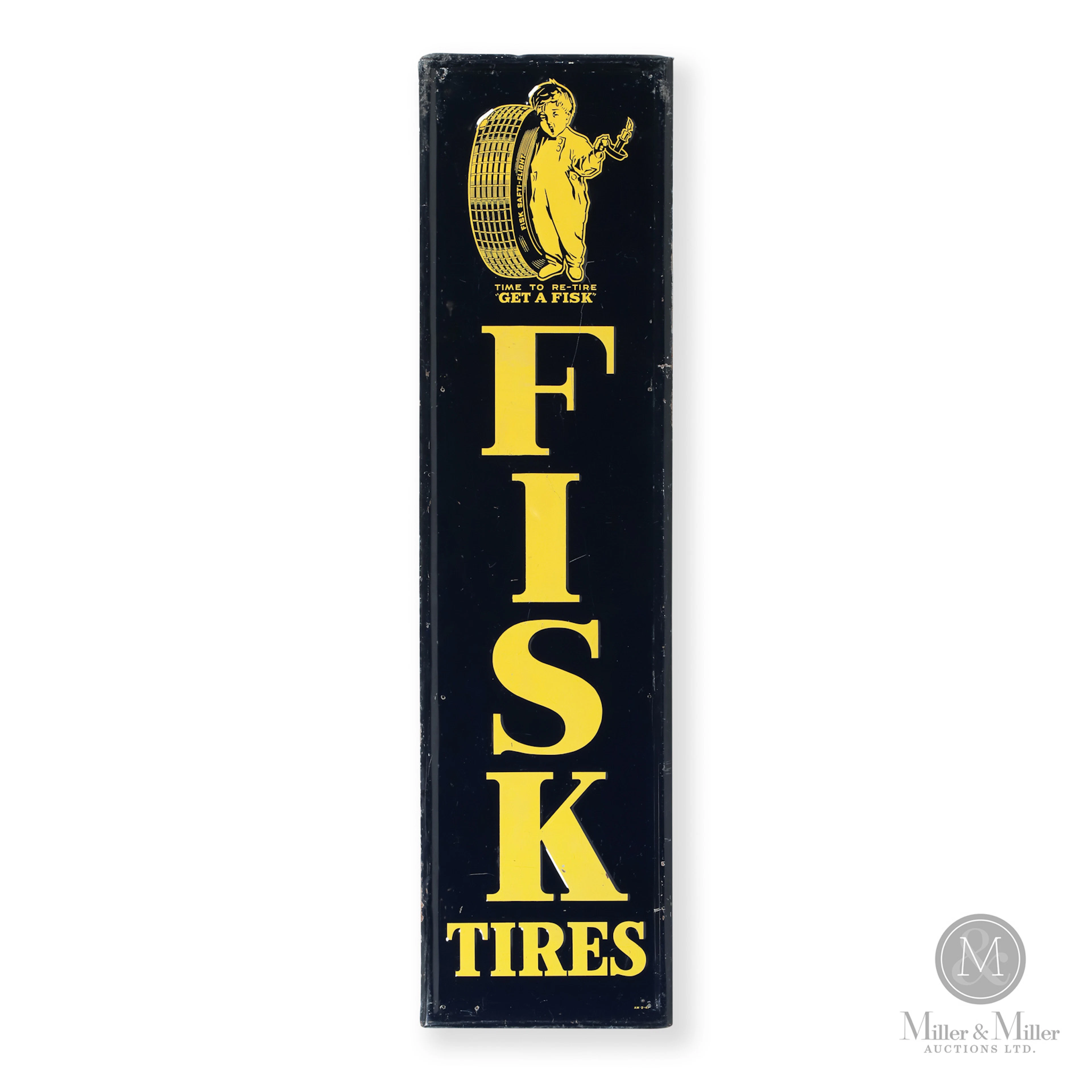 Fisk Tires Vertical Sign