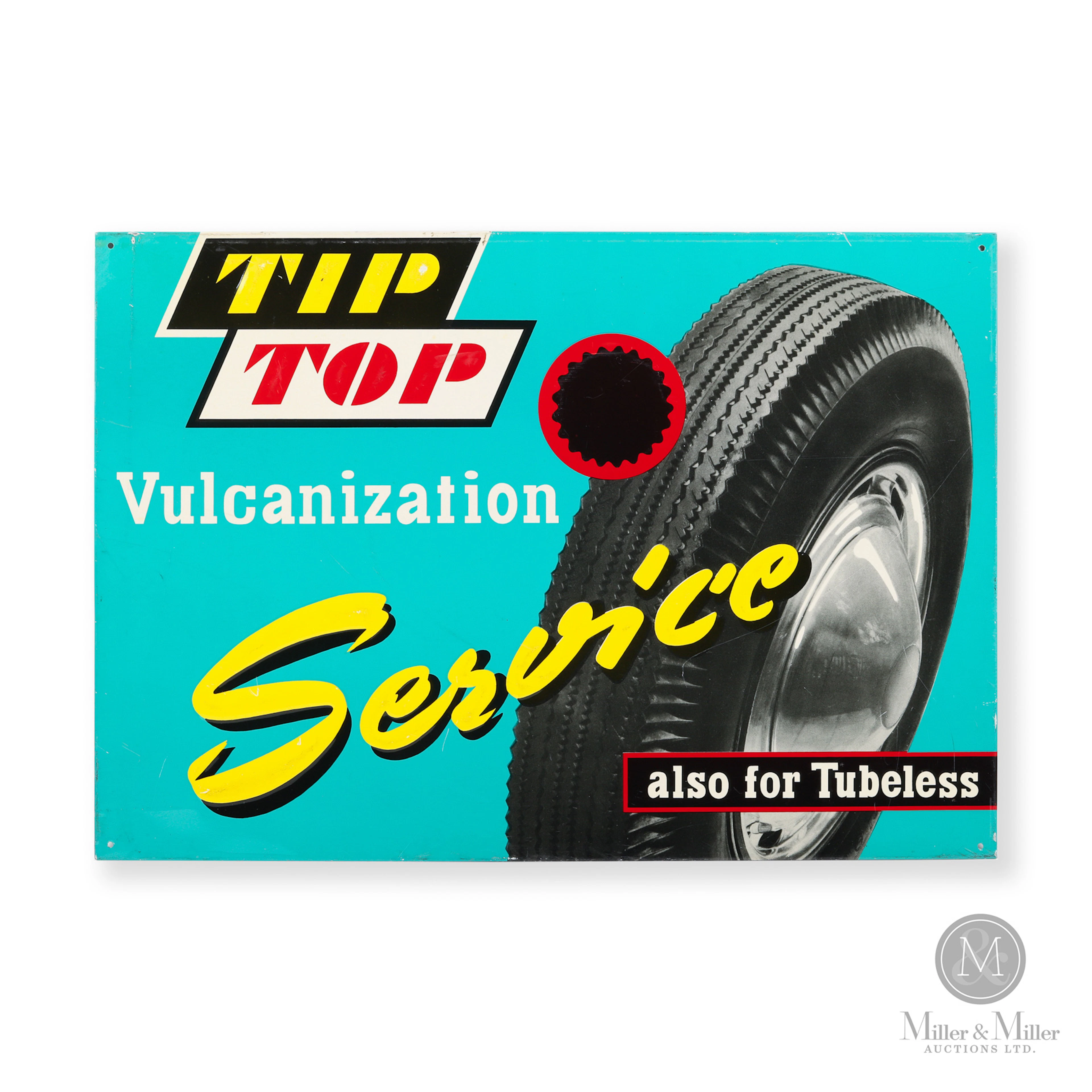 Tip Top Vulcanization Service Sign