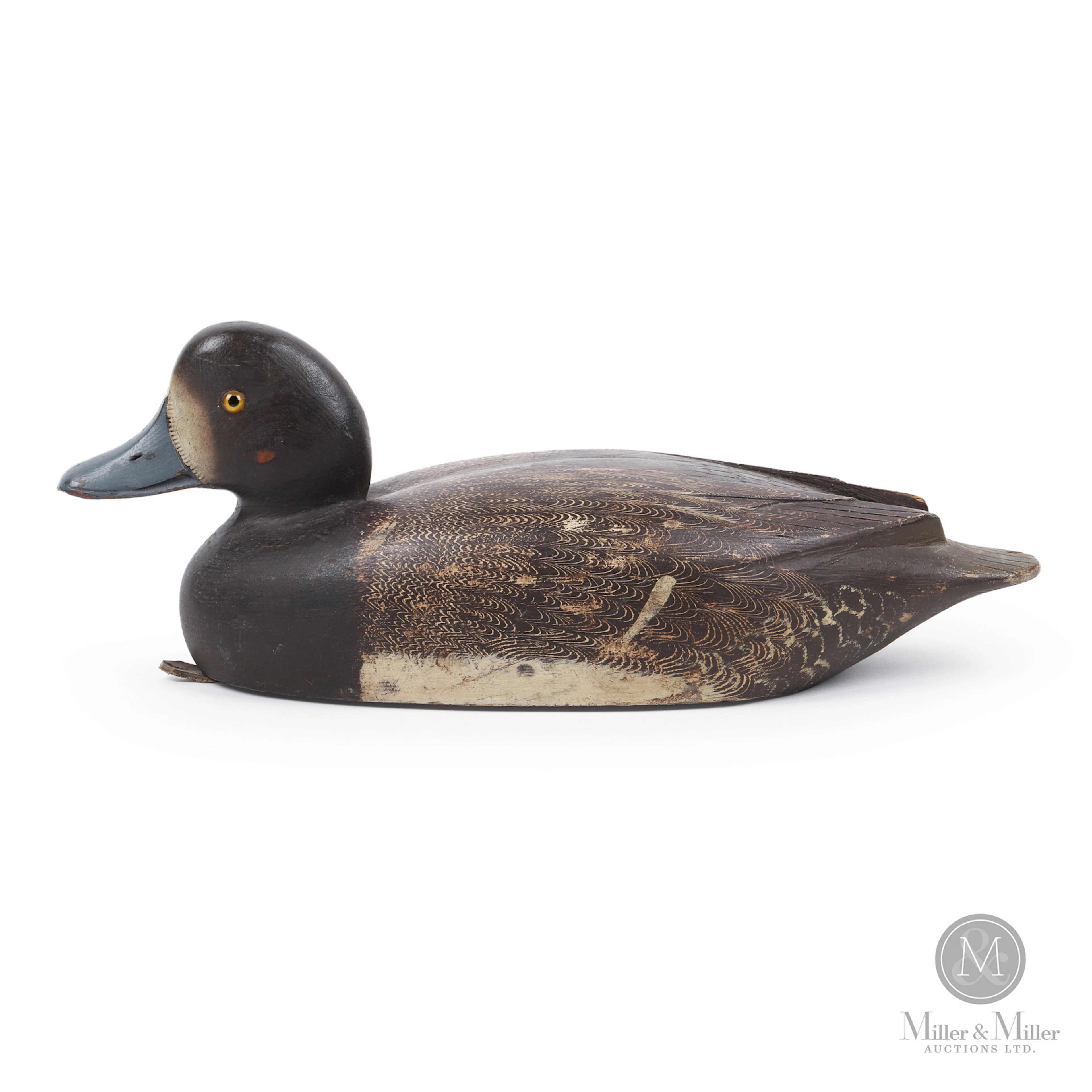 D. W. "Davey" Nichol Bluebill Hen Decoy
