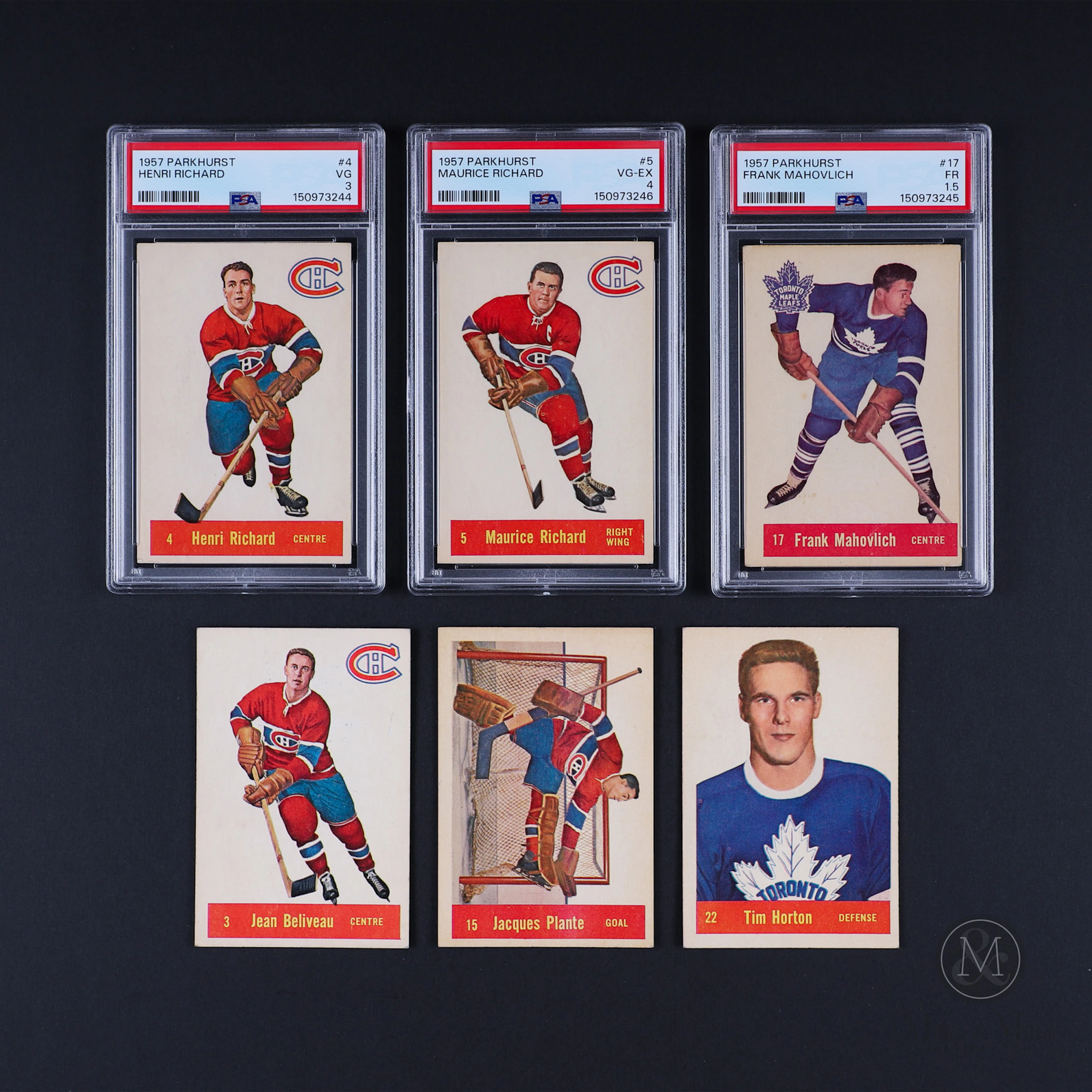1957 Parkhurst Hockey Complete Set (50/50)