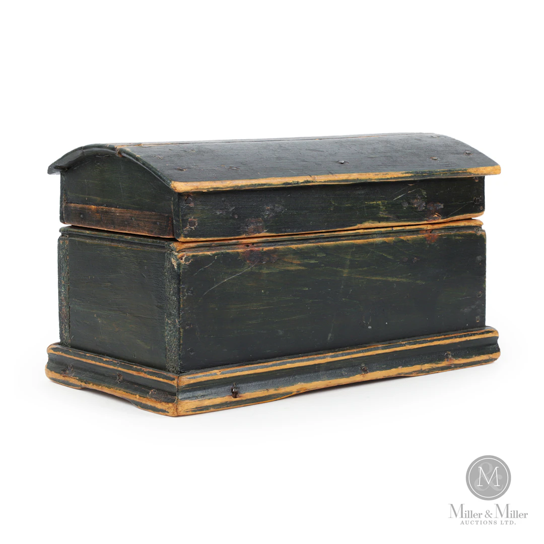 Blue Dome Top Deed Box