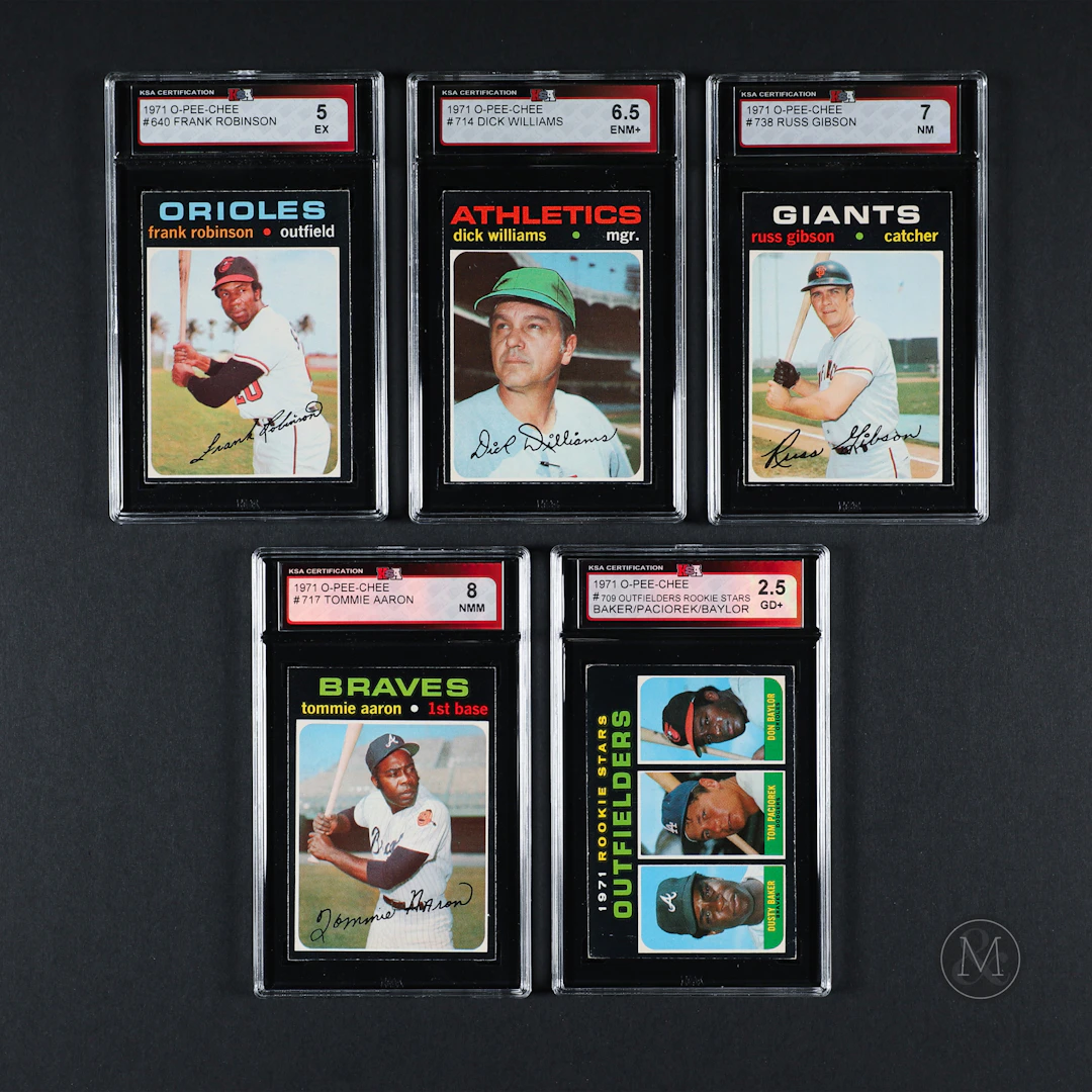 1971 O-Pee-Chee Baseball Partial Set (521/752)